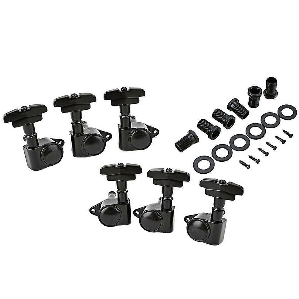 Sturdy Guitar Tuning Peg Machine Heads Set for Electric & Acoustic Guitars – Durable Knobs with Screws for Easy Installation