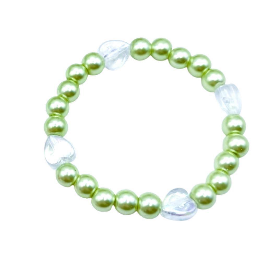 Green Children's Stretch Bracelet by Candi Co