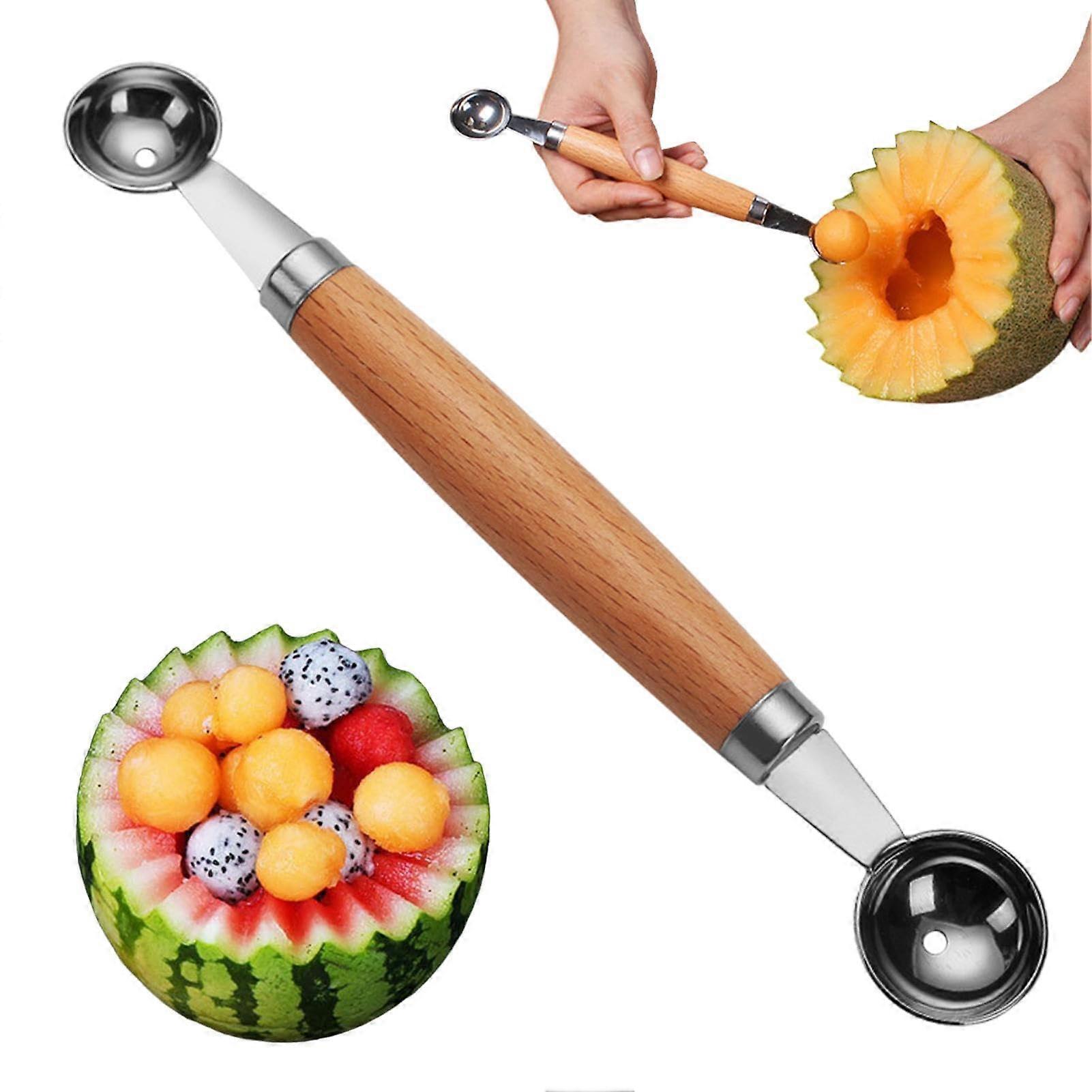 Fruit baller scoop, fruit baller, ice cream scoop with doublesided head