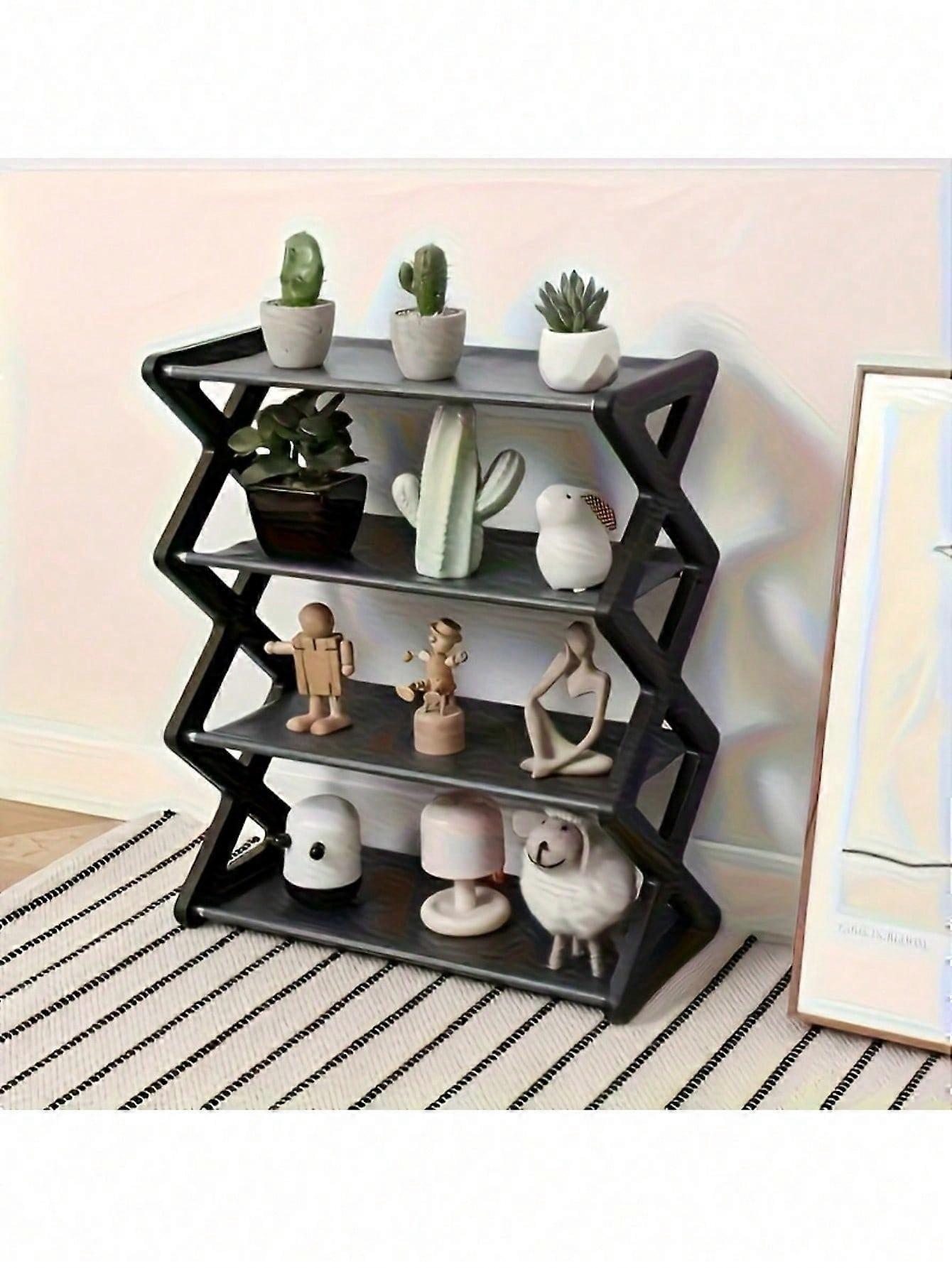 Foldable Multi-Layer Shoe Rack Space Saving Entryway Storage Organizer