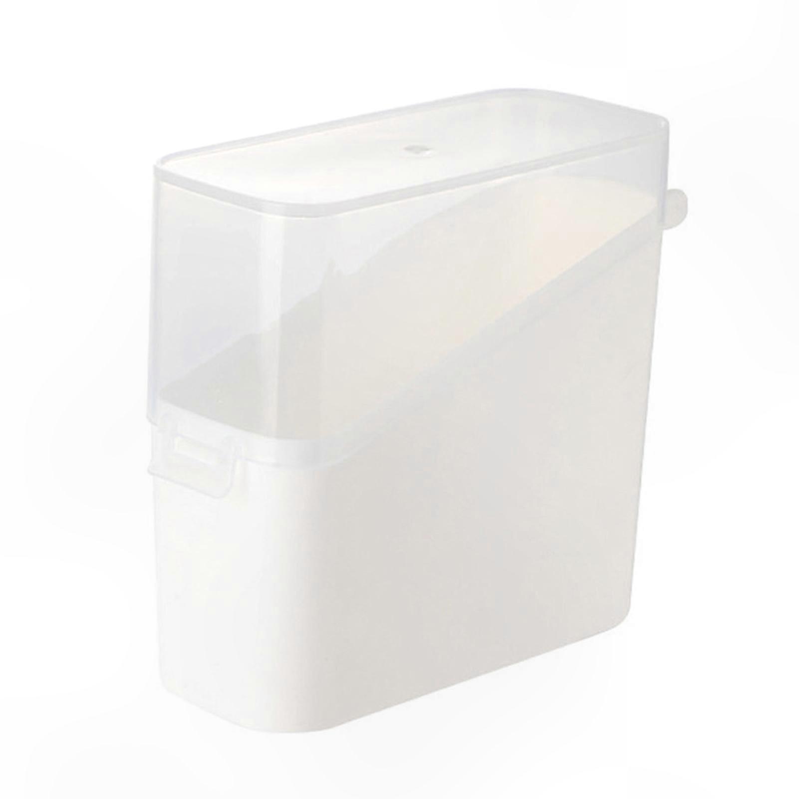 Transparent Kitchen Organizer Box for Tea Bags and Seasonings Drawer Storage Container with Flip-top Lid Waterproof and Dustproof for Home Caf Rest Us