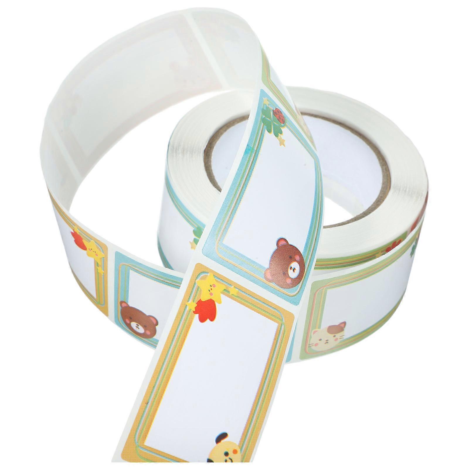 Identification Labels Roll for Home, Store and Office Use in Colorful Design with Simple Style for Long-Term Organization 1 Roll