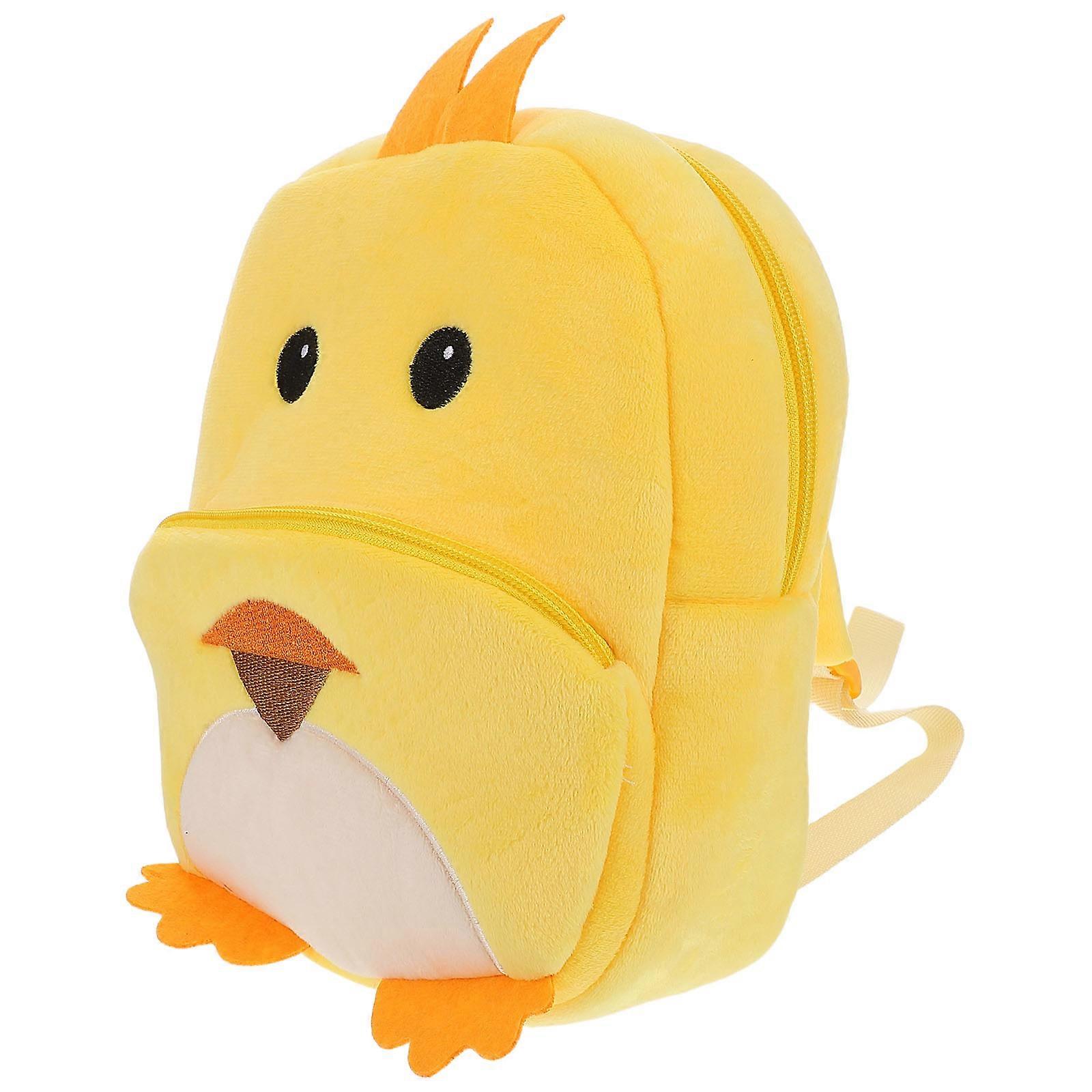 Cartoon Animal Backpack Lightweight Adjustable School Bag for Kids Kindergarten Fun Design Organization