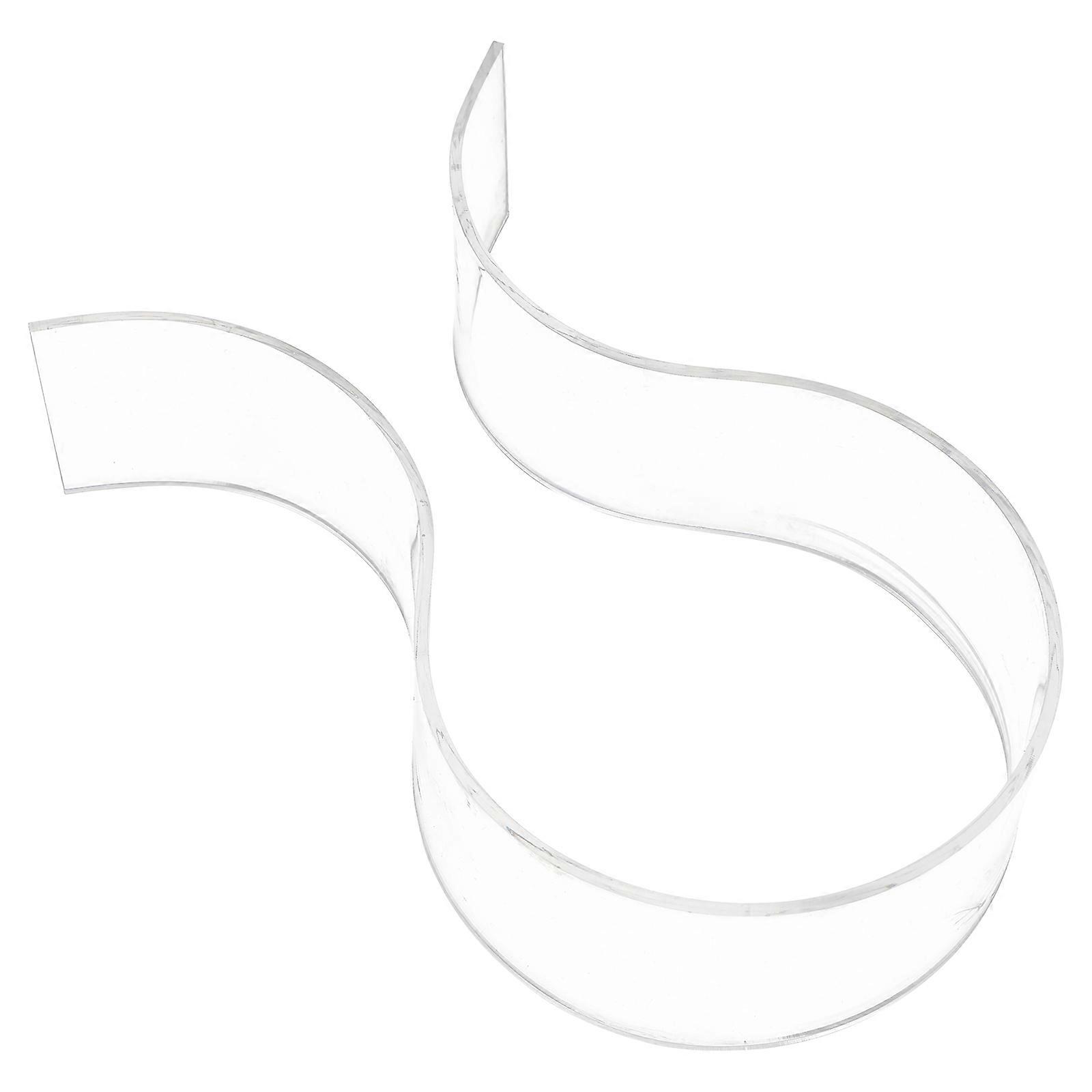 Headset Desk Display Stand for Holding Use Transparent Acrylic 1Pcs