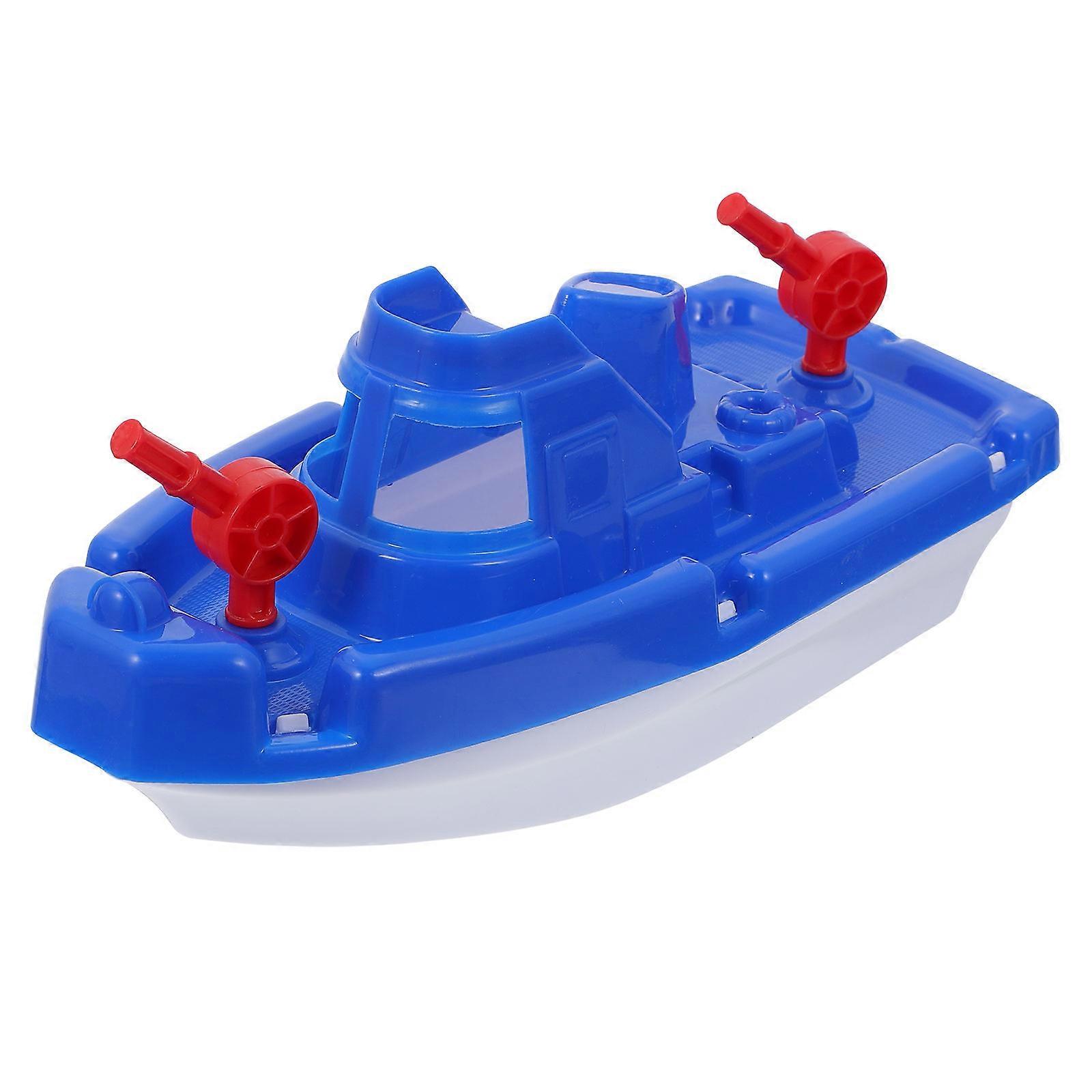 1pc Race Boat Bath Toy for Fun Shower Play, Enhances Color Recognition for Boys