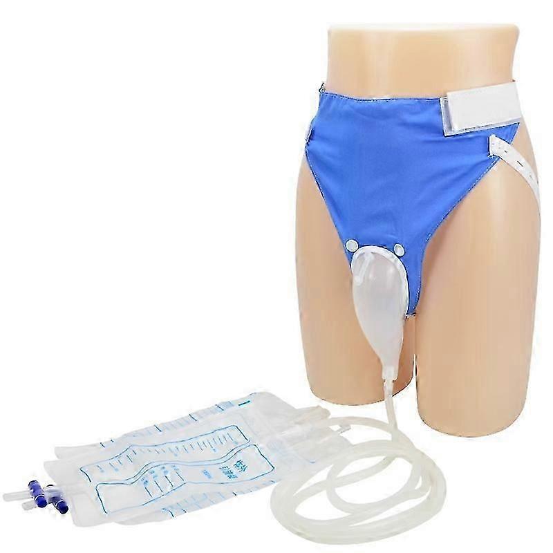 Portable Urinal With Catheter 1000ml 2000ml Elderly Incontinence Bedridden Patients