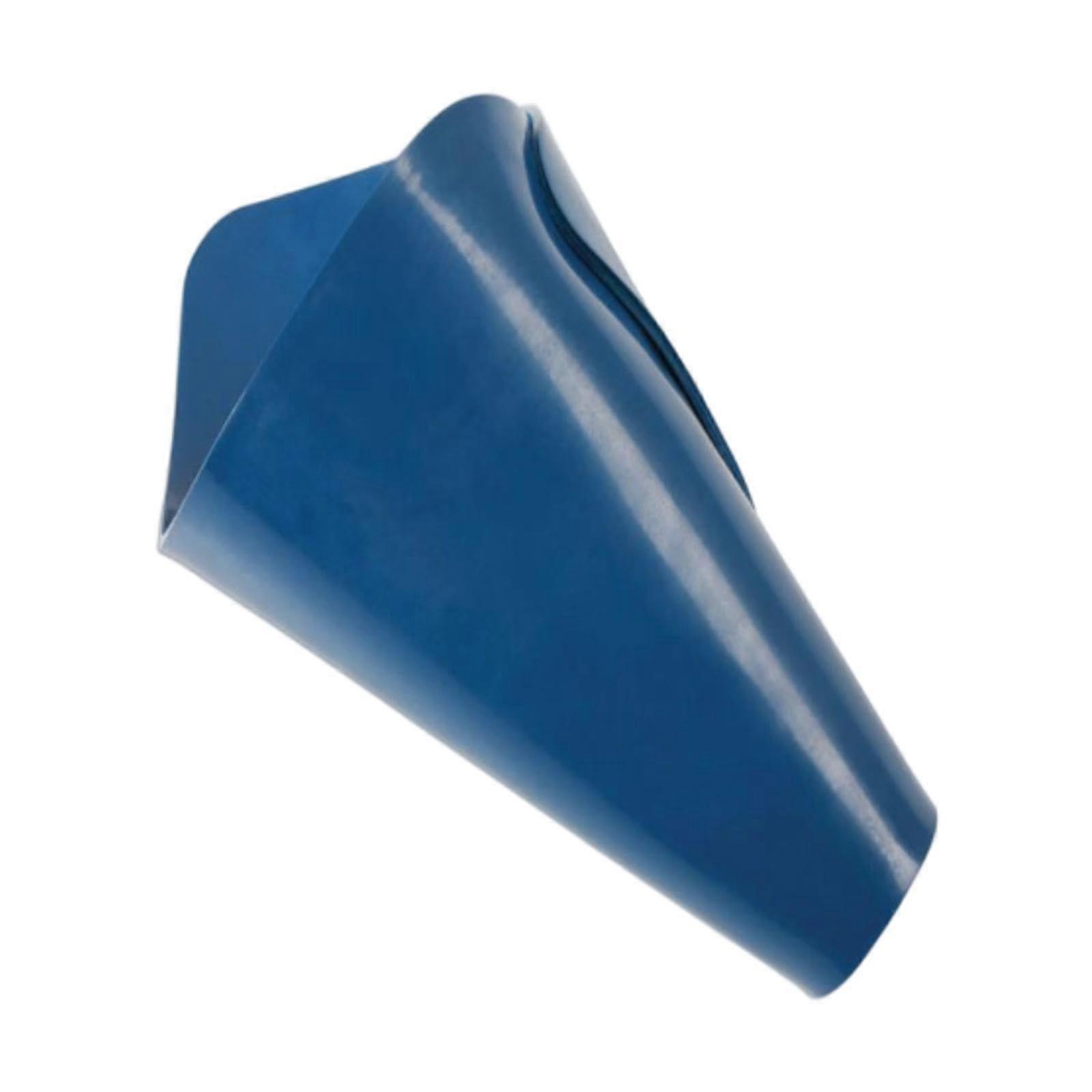 Flexible oil funnel, 19.69 x 7.87 inches, oil drain tool, versatile, easy to clean, flexibly collapsible for motorcycles, blue