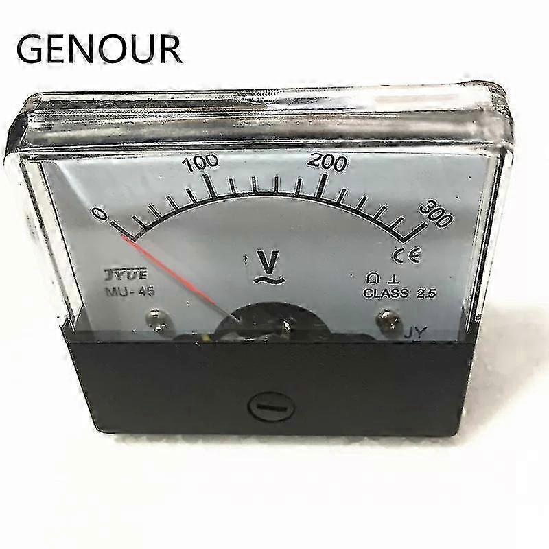 2025 Single Phase Generator Voltmeter For 2kw 5kw 2500 6500 Gasoline Generator,square Voltage Meter 0-300v
