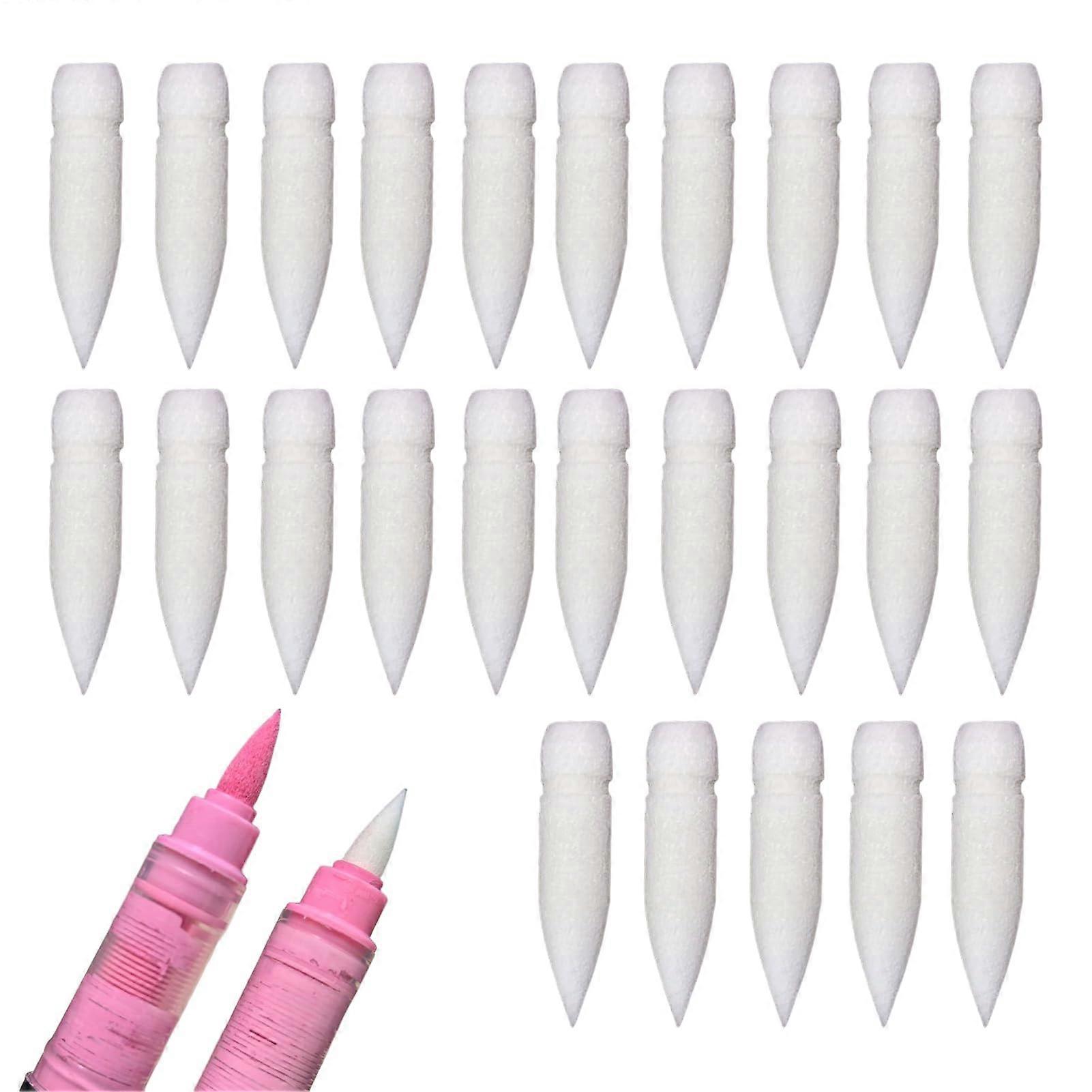 Acrylic Marker Tips, 25 Replacement Tips, Fine Point, Wear Resistant, For Illustrators, Students, Graffiti