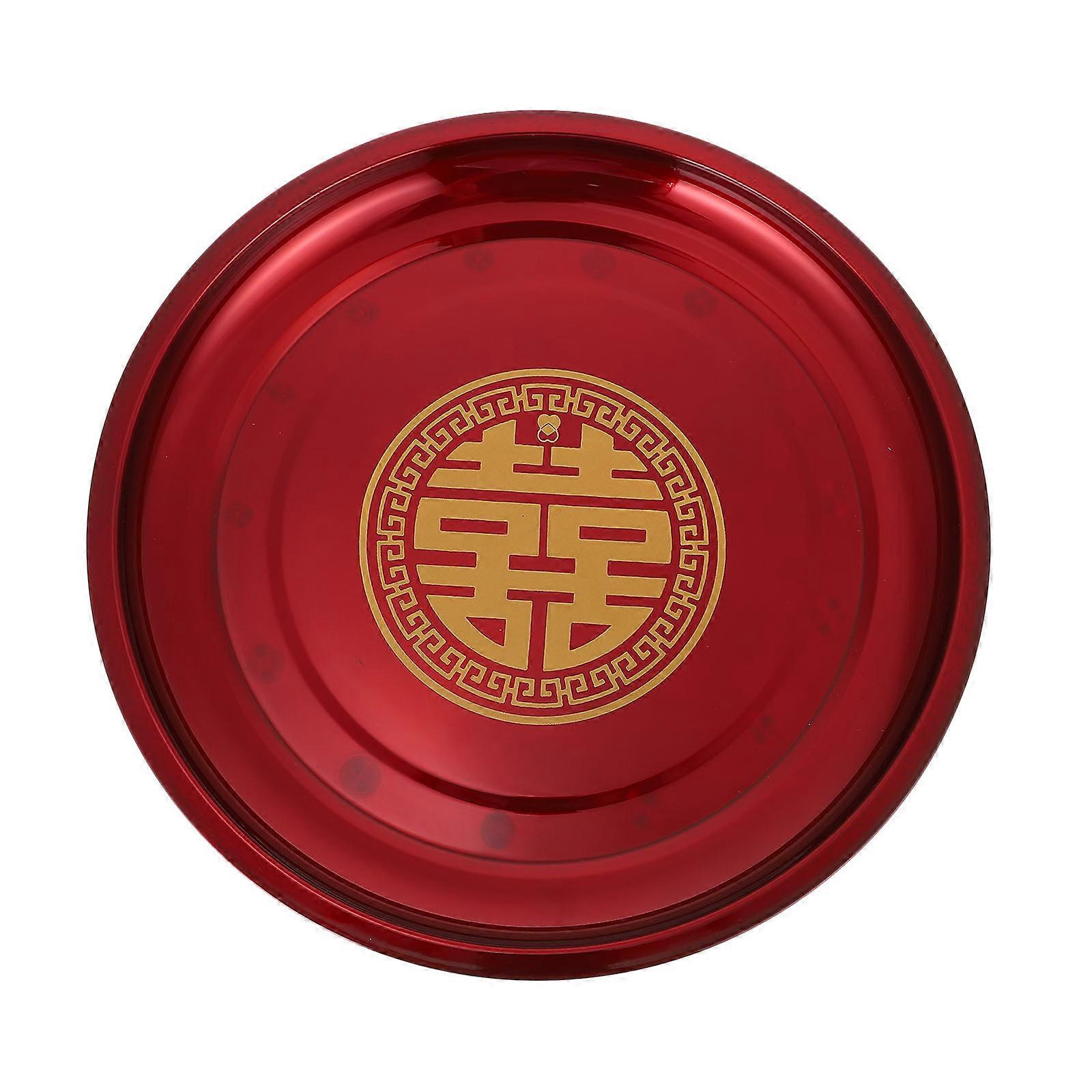Practical Chinese Tea Serving Tray With Smooth Surface Ideal For Wedding Celebrations And Events 1Pc