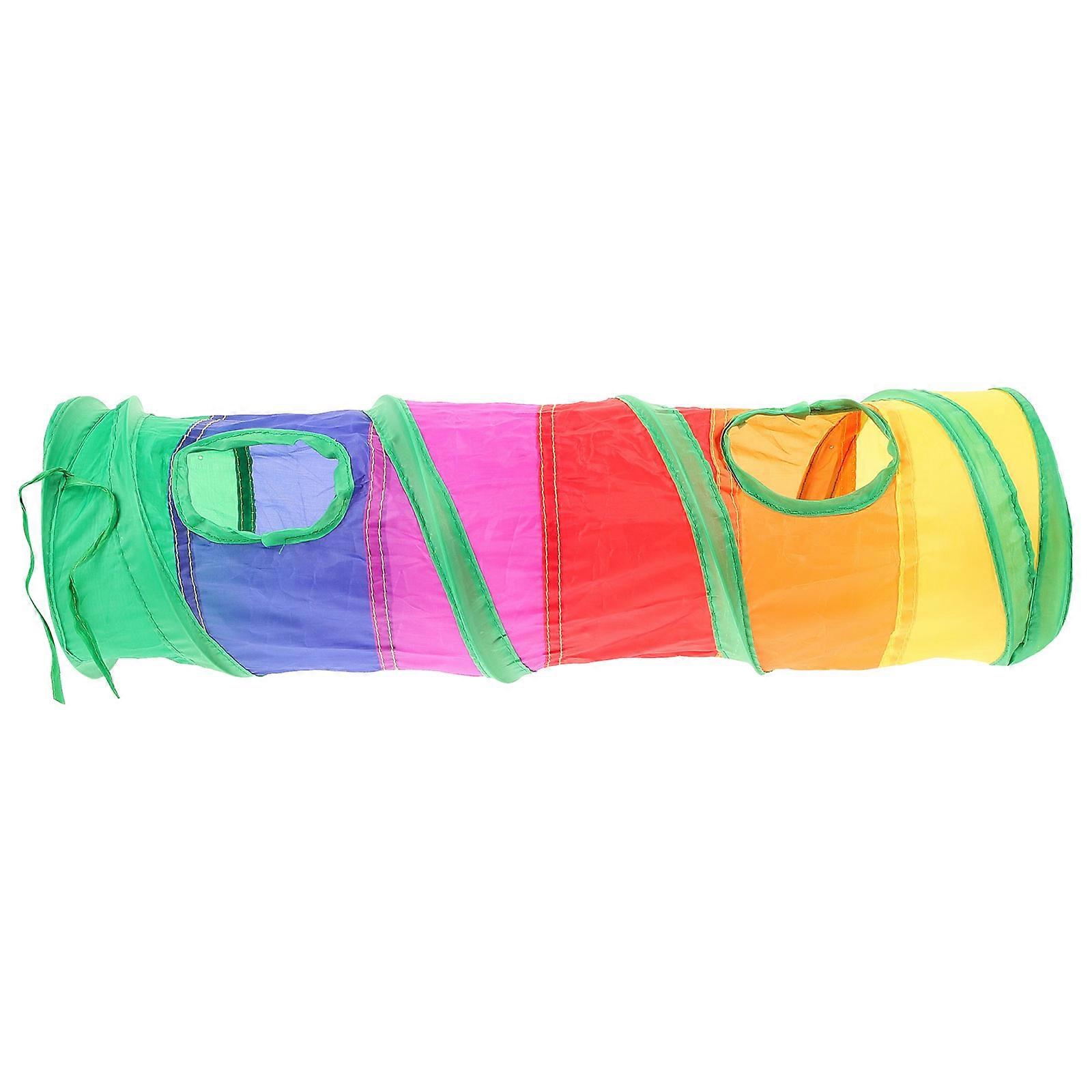 Foldable Cat Tunnel Tube For Cats Exploration Stimulation Indoor Use 1Pack