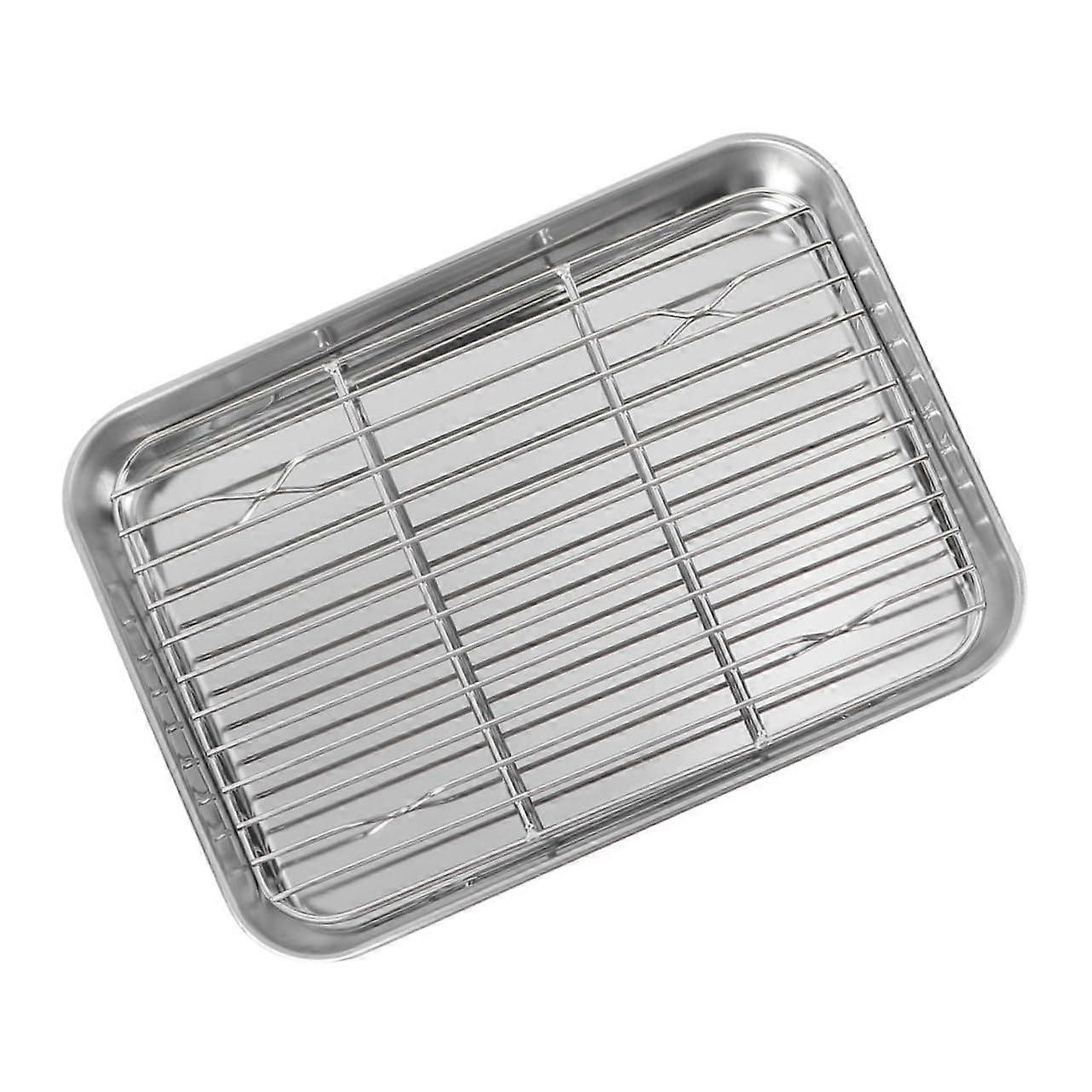 Backplate with Sieve – Longlasting Grill Plate for Kitchen, 304 Stainless Steel, Nonstick Coating, Versatile for Grilling and Baking