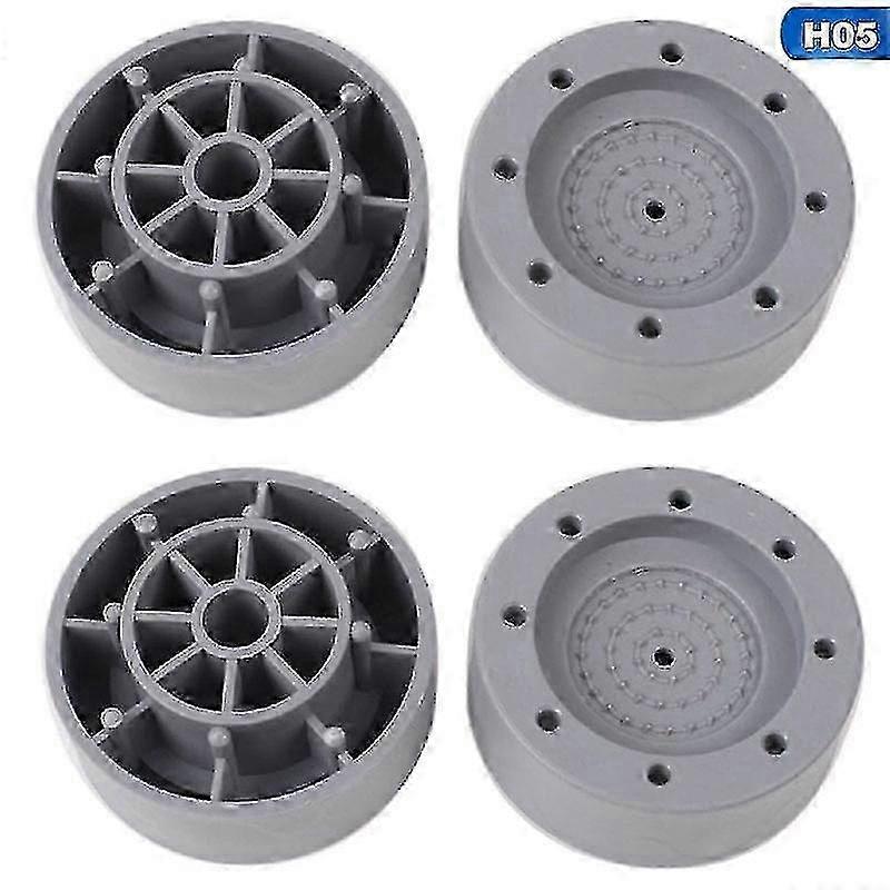 4pcs Anti Vibration Feet Pads Washing Machine Rubber Mat Anti-vibration Pad Dryer Universal Fixed Non-slip Pad Edition 1107