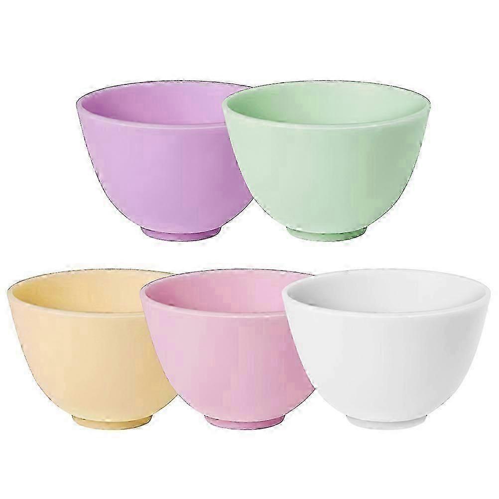 5 قطع قناع الوجه خلط الأوعية DIY قناع الأوعية المنزلية سيليكون الأوعية البهارات-Yvan