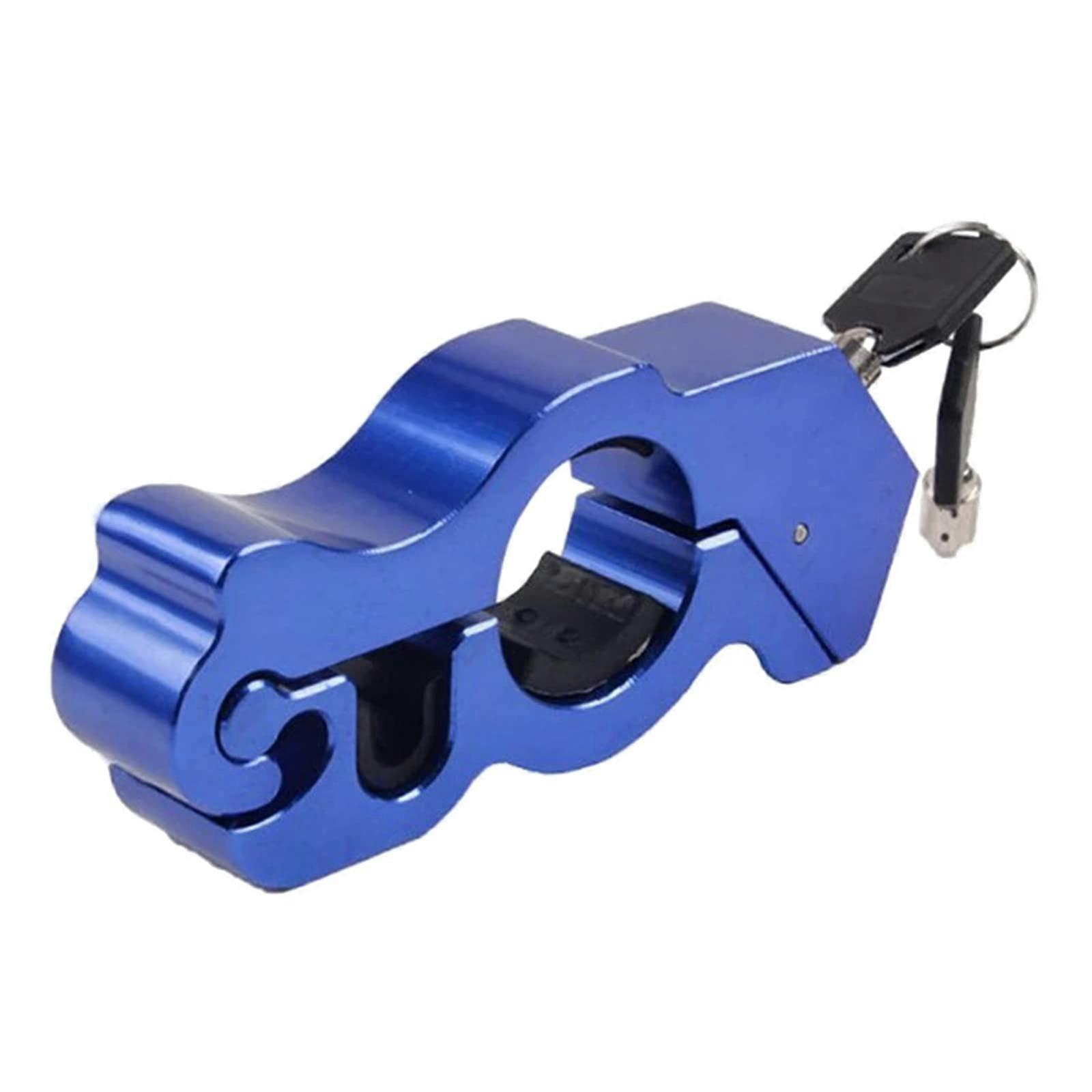 Anti-Theft Locking Device for Handlebar Throttle Security, Compatible with Motorcycles and Bicycles, Durable Steel Construction