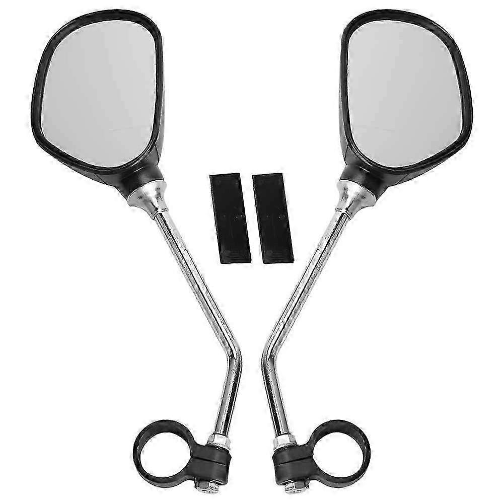 Adjustable Pair of Left & Right Rearview Mirrors for Mountain Bikes - Safety Cycling Accessories for Enhanced Visibility