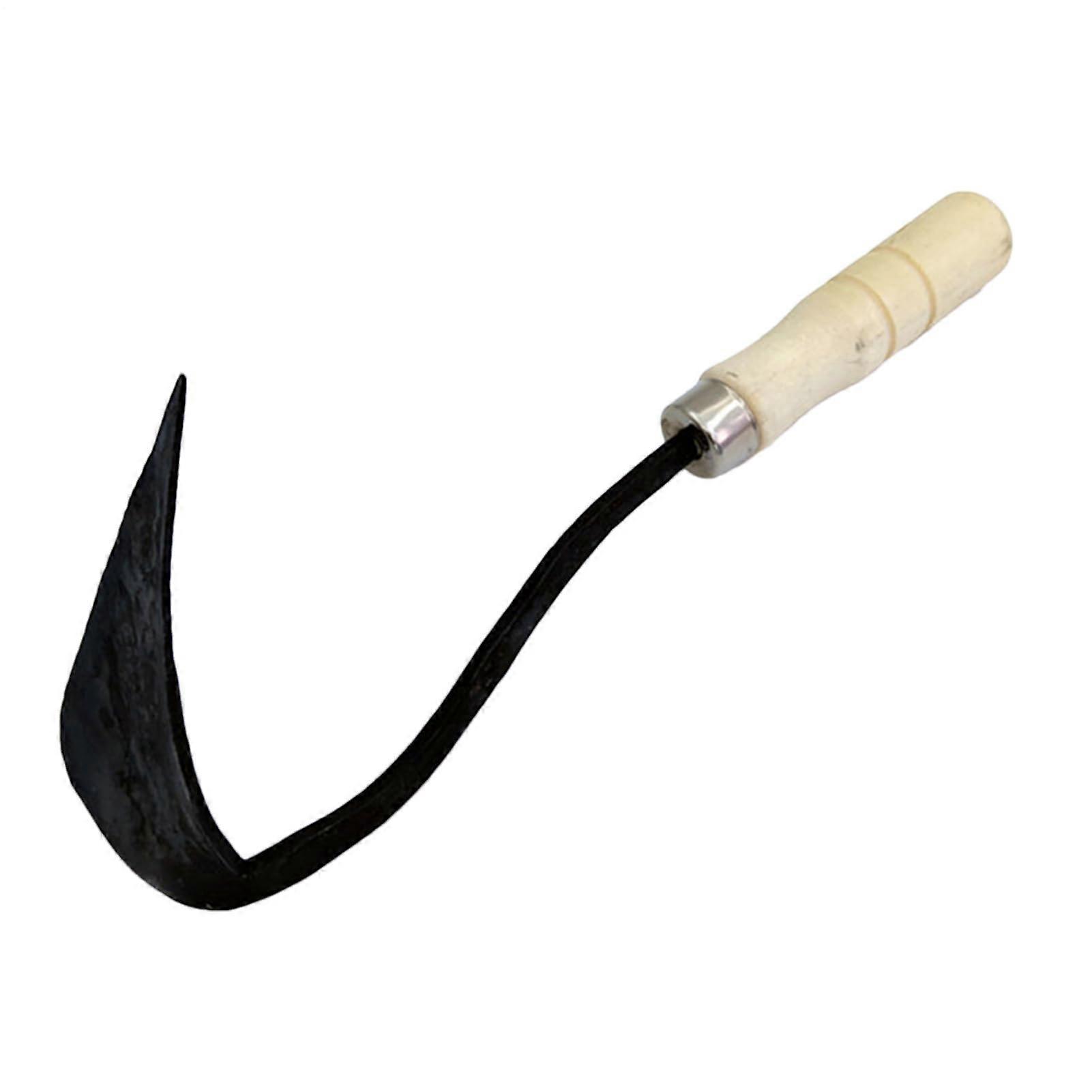 Garden Hoe - Vertical Root Puller Weeder Tool for Planting, Digging, and Landscaping - Durable Steel Design, Ergonomic Handle