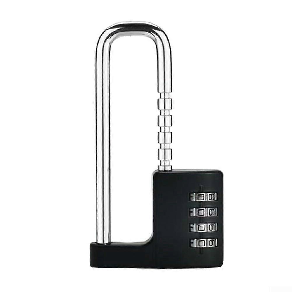 Adjustable security solution for cabinets and suitcases made of strong zinc alloy (black)