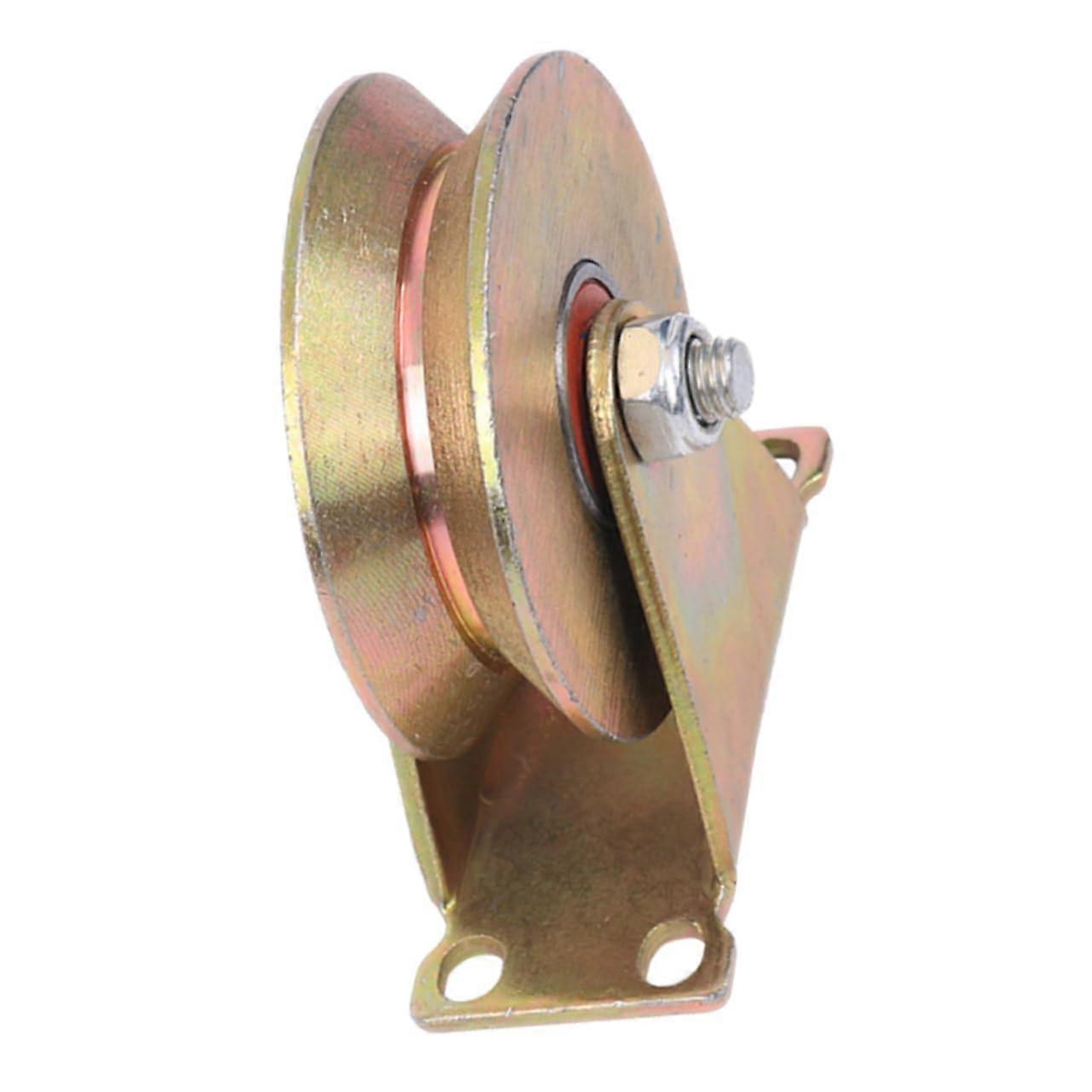Heavyduty Cable Pulley Block for Lifting and Towing Construction Shaped Bracket Design for Garage and Industrial Use