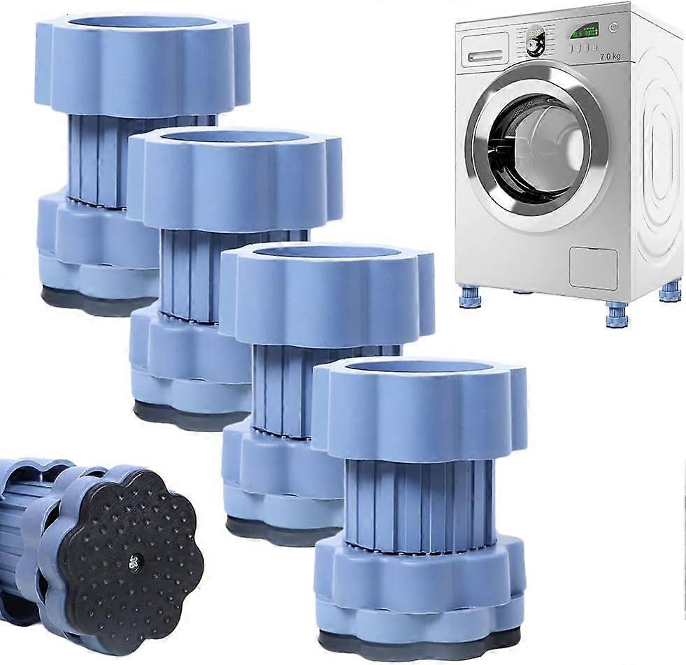 4pcs Universal Heightening Pad for Washing Machine Base, Anti Vibratio