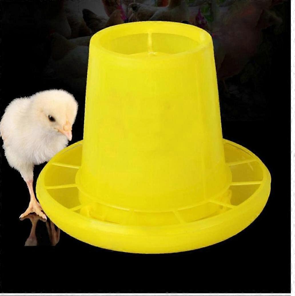 Chick Feeder Food Container For Poultry, Automatic Barrel Style, Suitable For Chicken Hen Duck Quail Bantam, Pet Supply