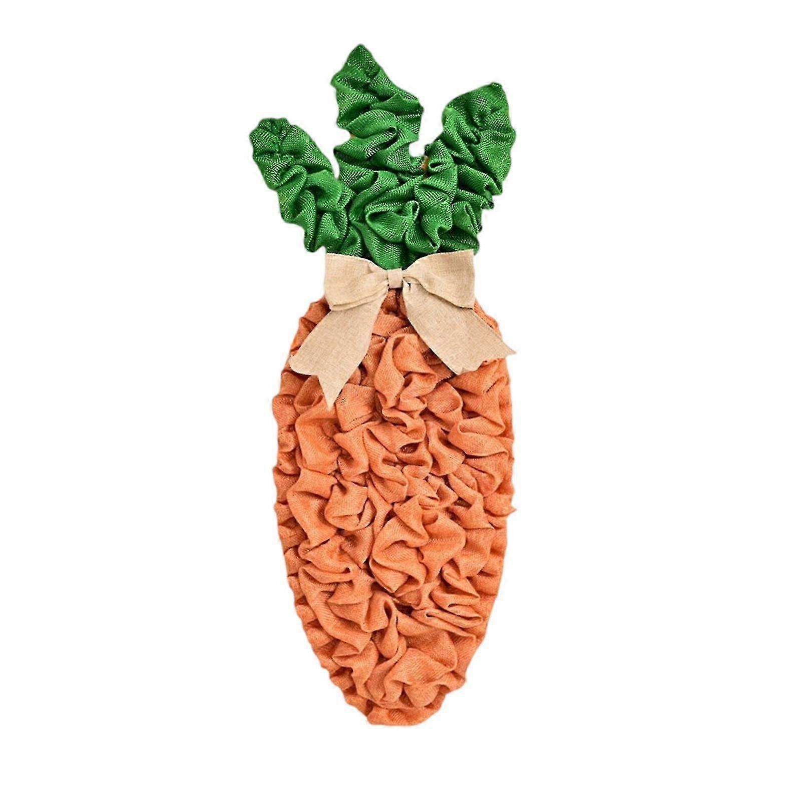 Artificial Wreath Carrot Wreath Spring Hanging Ornament Spring Wreath for Party