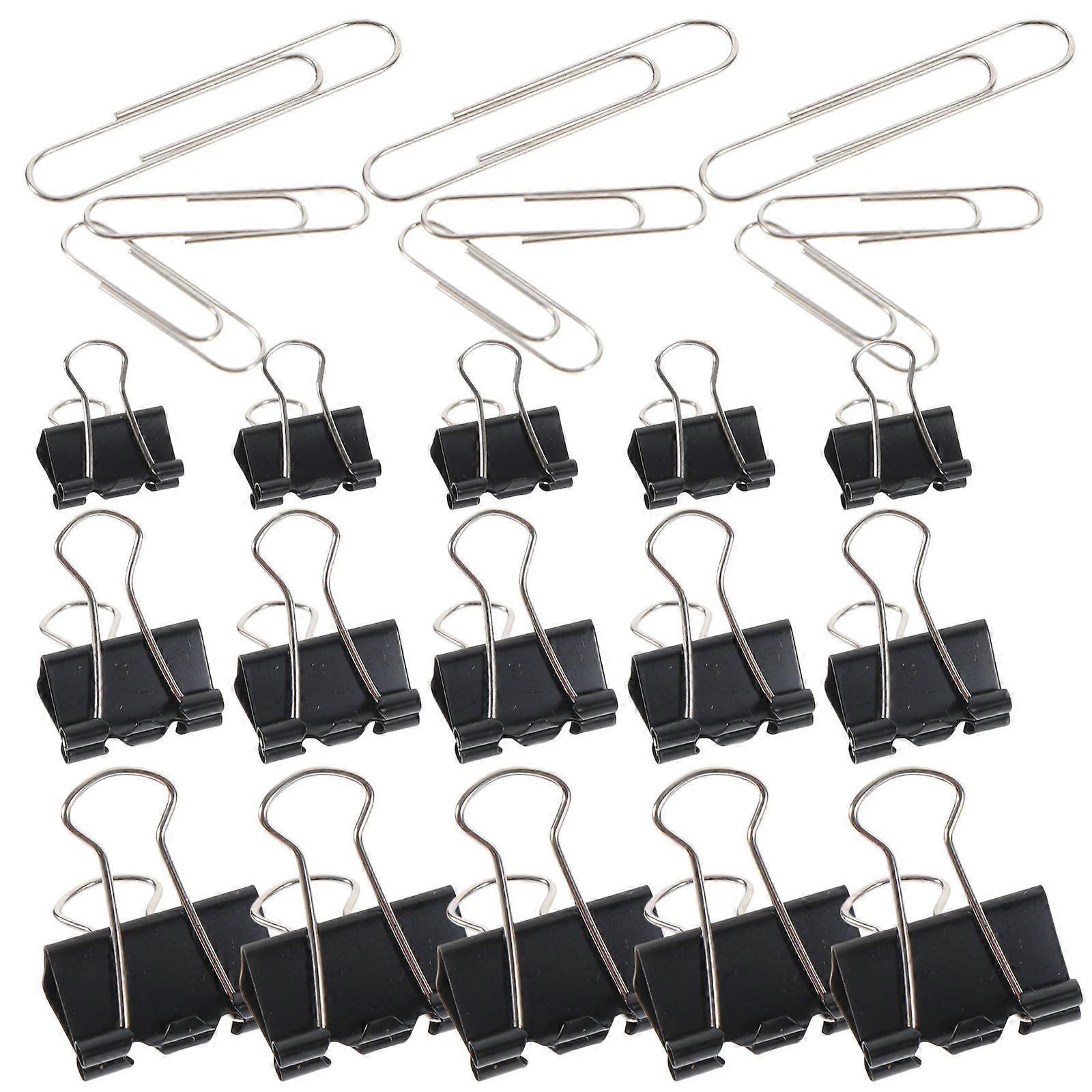 Metal Binder Clips Colored Paper Clips for Home Organization Assorted Color Aluminum Alloy Snack Bag Closure 340Pcs
