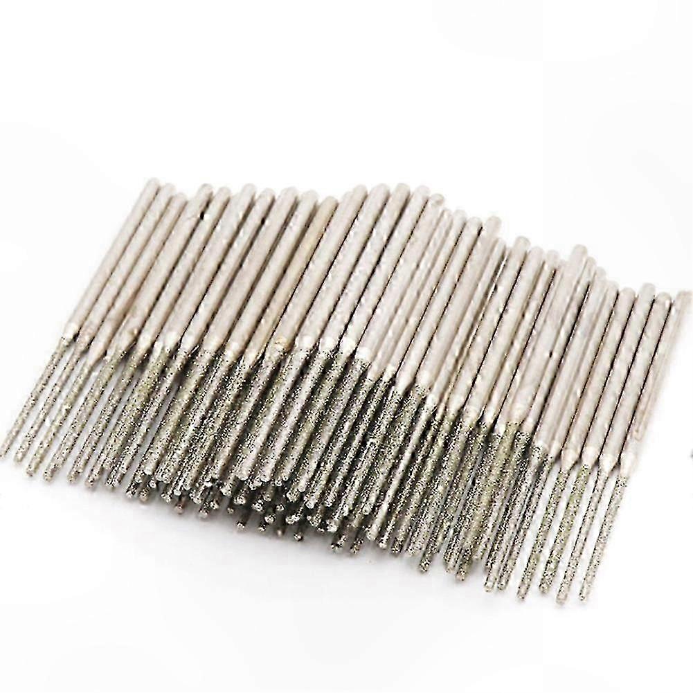 100Pcs 2.0MM Diamond Coated Abrasive Bits for Precision Grinding and Drilling Tasks