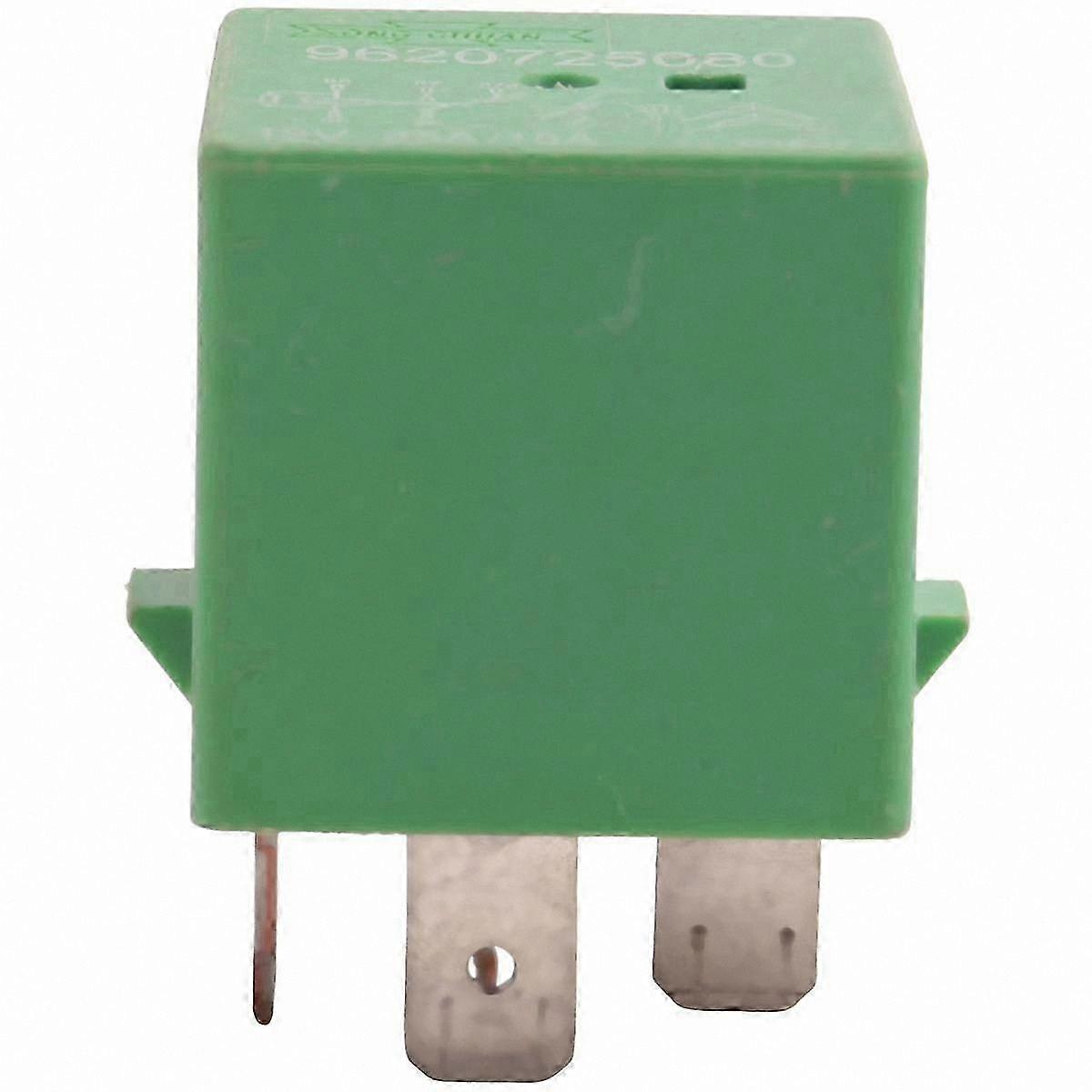 12V 35A 5-Pin Cooling Fan Relay for Radiator Green-Compatible with Multiple Car Models