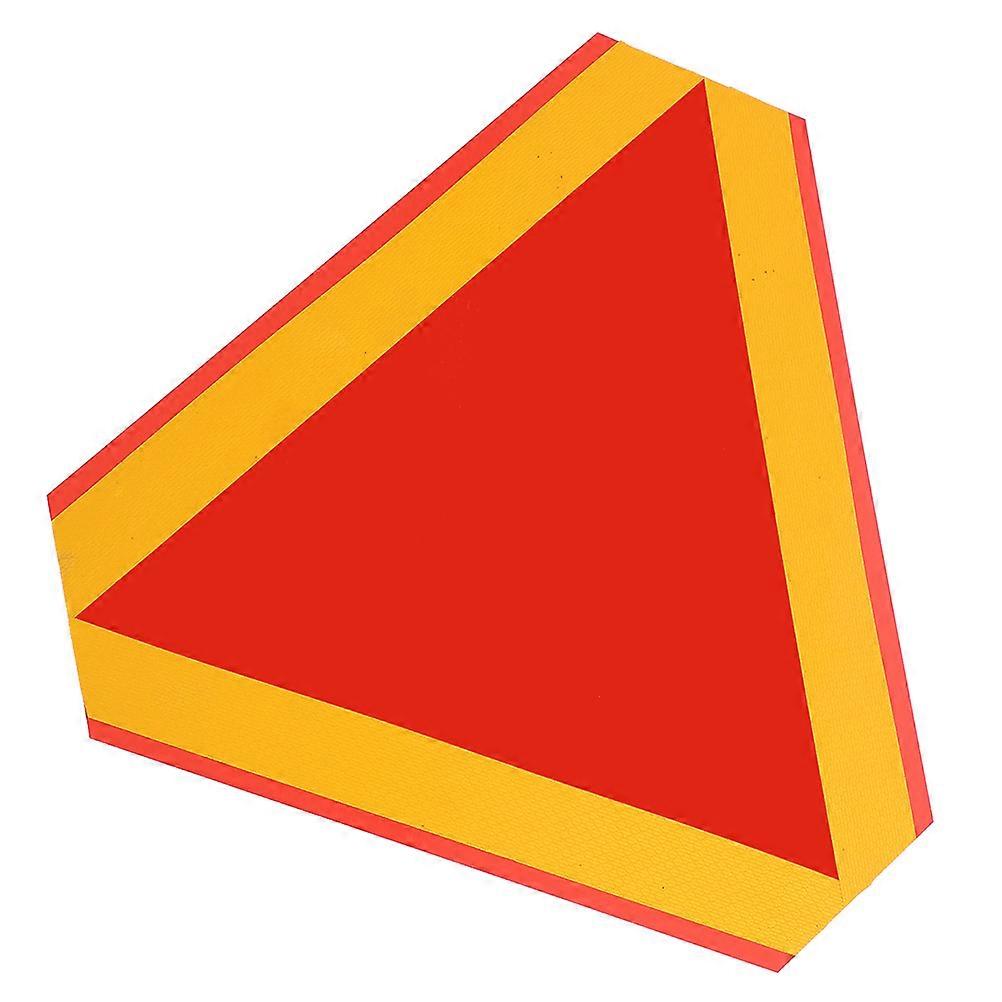 1 Set Warning Triangle Sign Reflective Triangle Board Reflectors Safety Triangle Sign