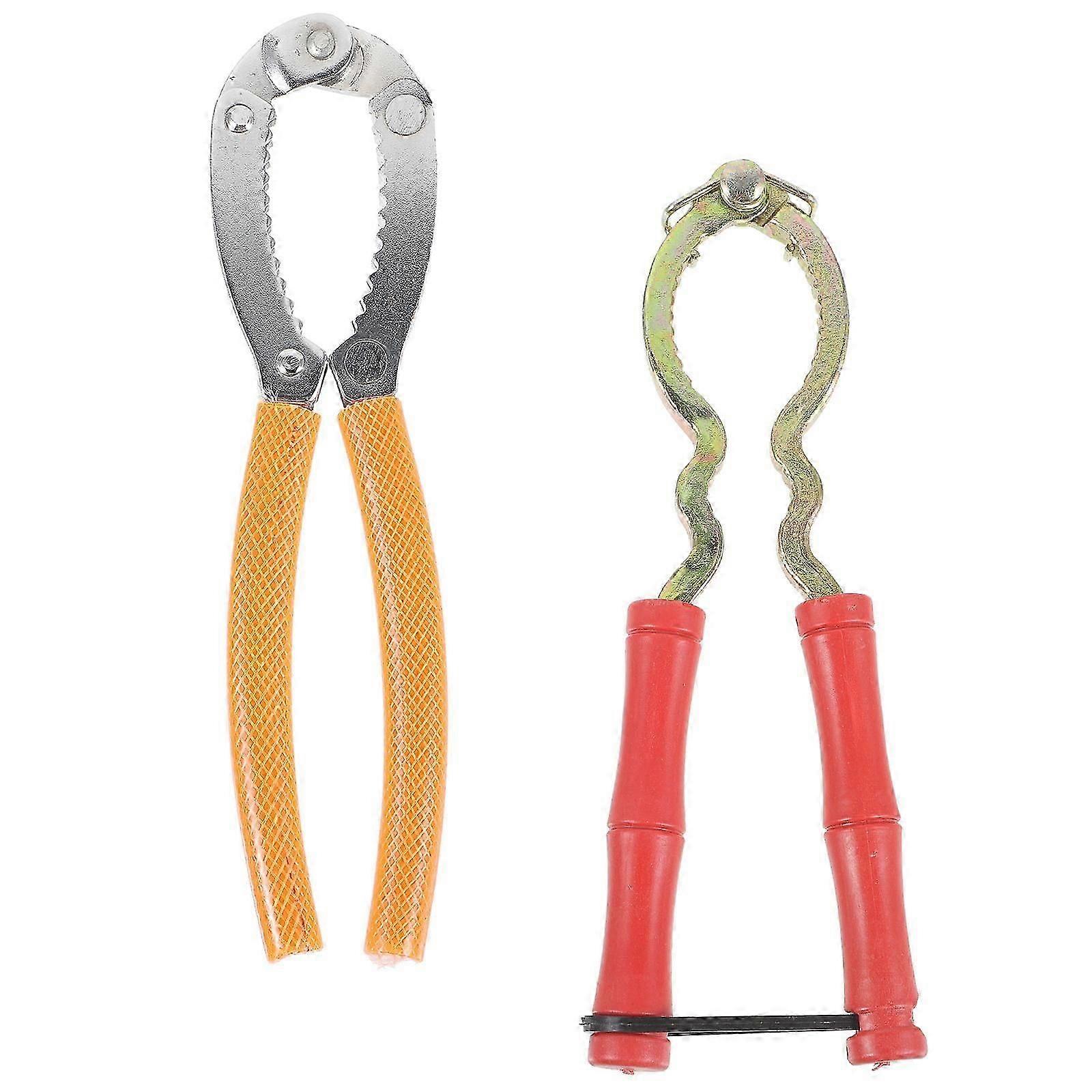 Nut Cracking Tools Metal Walnut Crackers Cast Iron Opening Nuts Kitchen Gadget Assorted Color 16.5x5cm 2Pcs