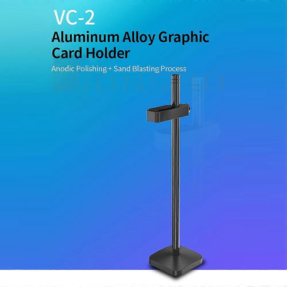 JONSBO VC-2 Graphic Card Holder Aluminum Alloy Graphic Card Stand Sliding Adjustment Design Graphic Card Bracket Black