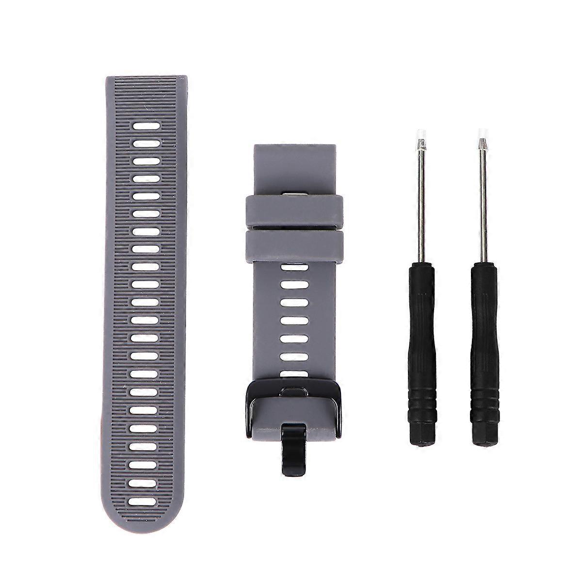 Watch Strap Grey Durable Pc Material Adjustable Length for Watch Use