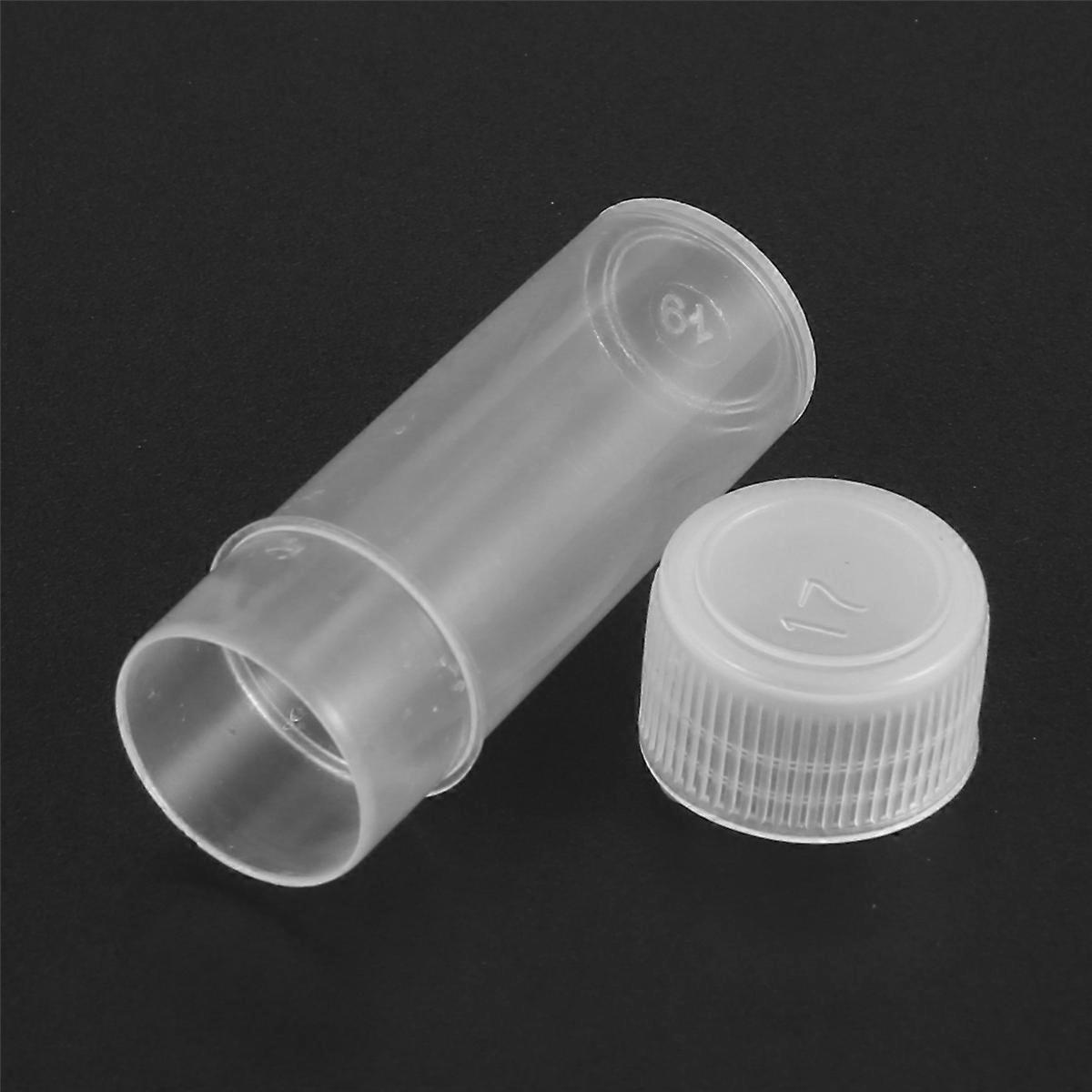400 Pcs 5Ml Plastic Potable Mini Clear Storage Case Vial Storage Container