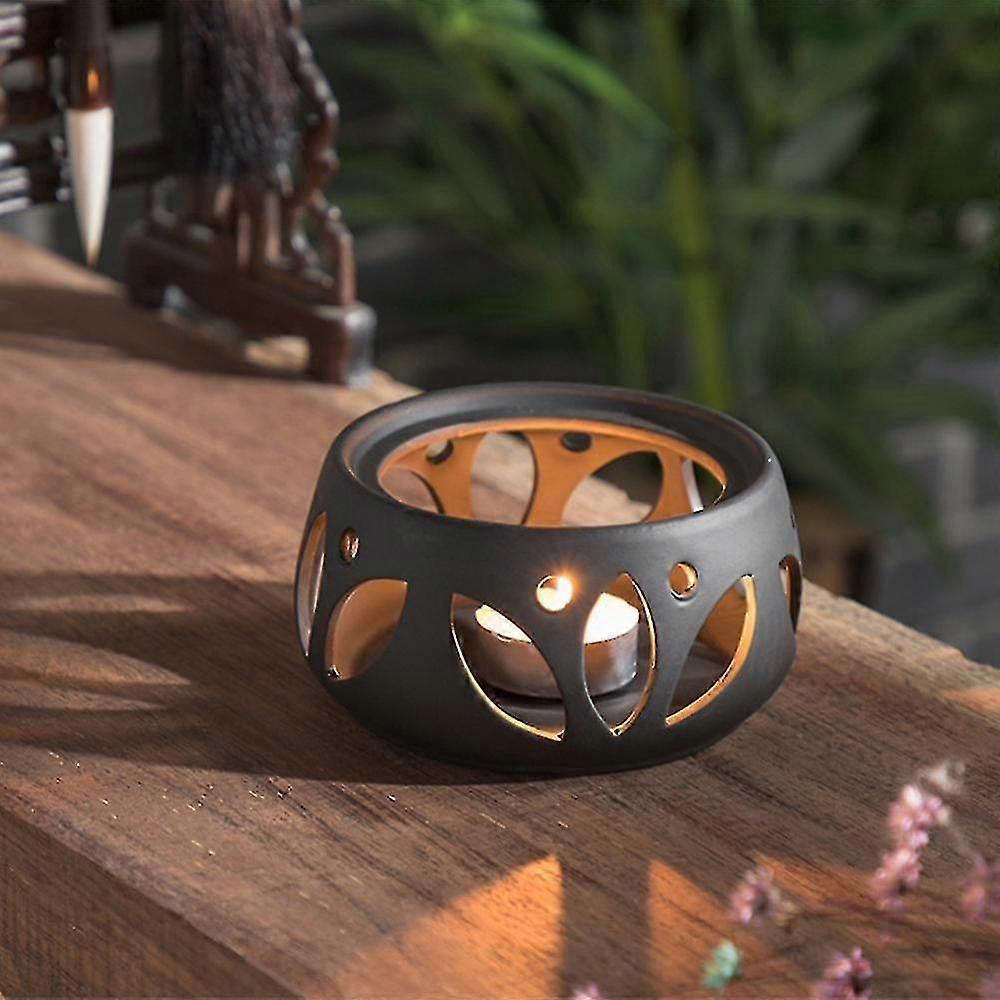 Ceramic Candle Heating Base, Insulation Tea Ceremony Base Warmer Te...