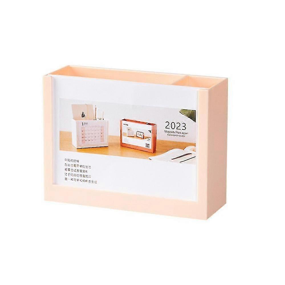 Calendar 2023 Desk Calendar Pen Holder Desktop Organizer Stationery...