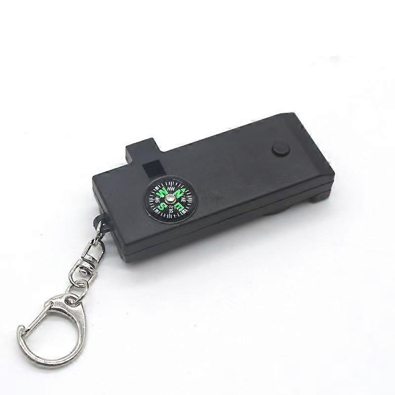 Outdoor whistle, 65*32mm five-in-one thickened, with compass and light