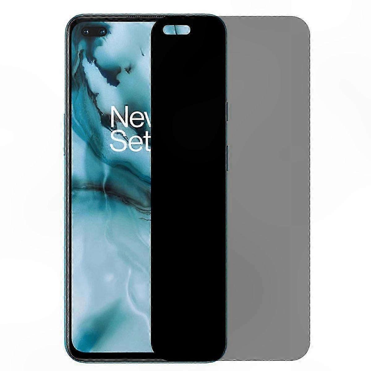Full Coverage Privacy Screen Protector, Tempered Glass Film with Silk Print Technology for OnePlus Nord, Full Adhesive Anti-Spy Shield