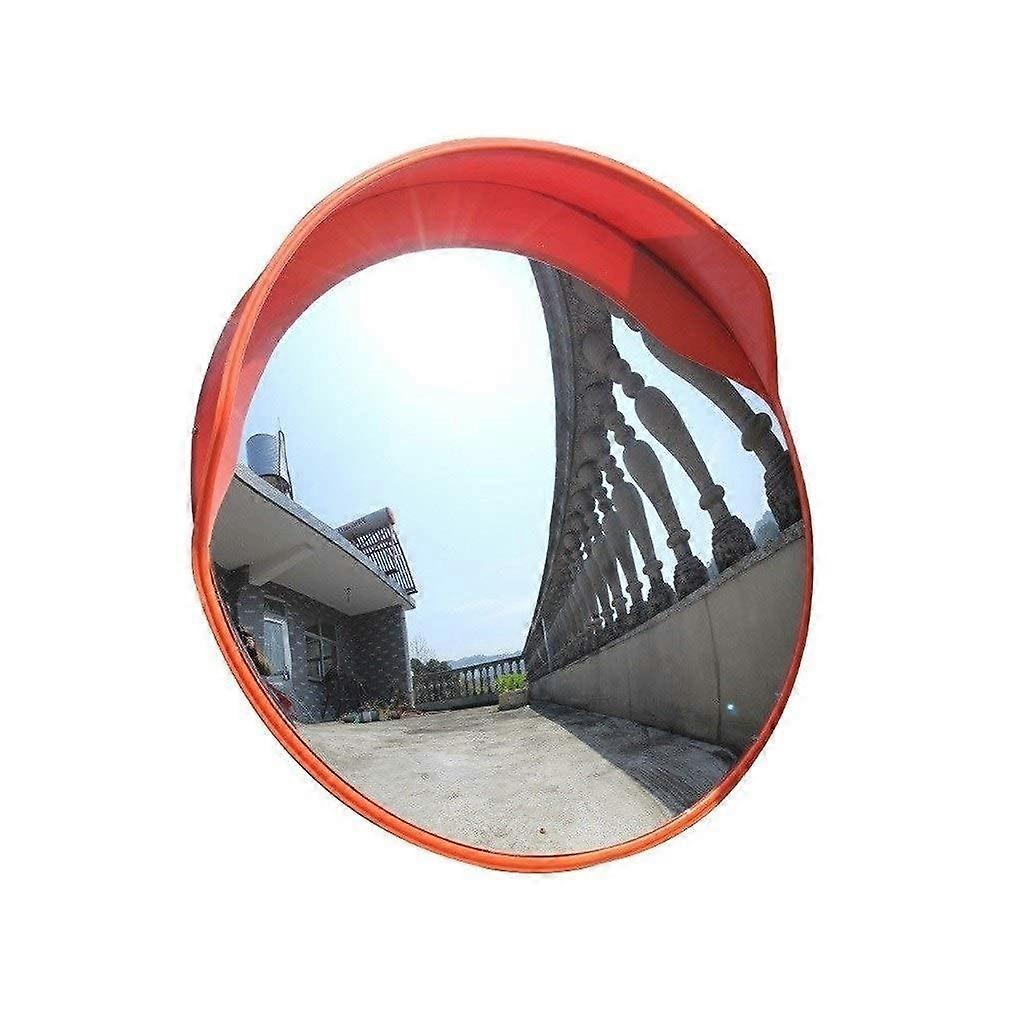 Traffic Mirror For Park Entry Wide Angle Convex Mirror Unbreakable Lens 45120 Cm