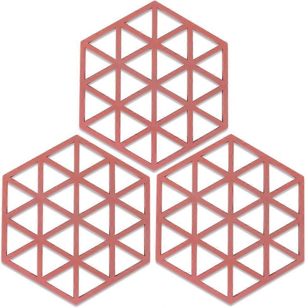 3Pcs Silicone Tripod Mat Pot Holder Suitable For Countertop Mat Heat-Resistant Mat Table Mat