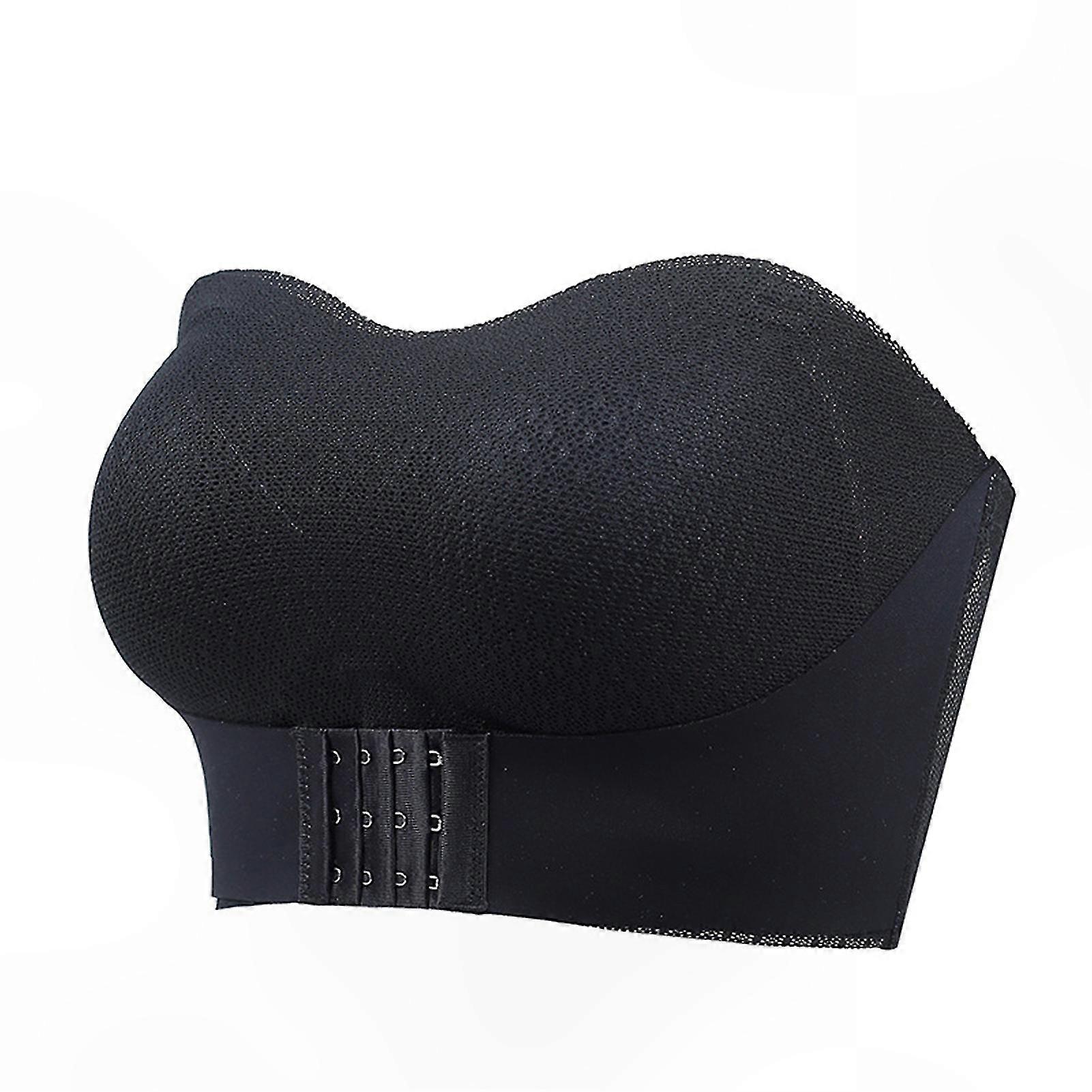 Wire-Free Strapless Bra with Anti-Slip Seamless Design for Special Occasions Detachable Support for Comfort and Style