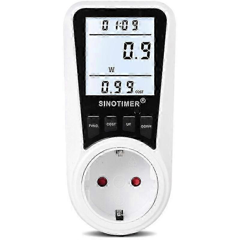 MSBD DDS109L Digital Energy Monitor - EU Compatible KWH Meter for Home Electricity Usage Tracking
