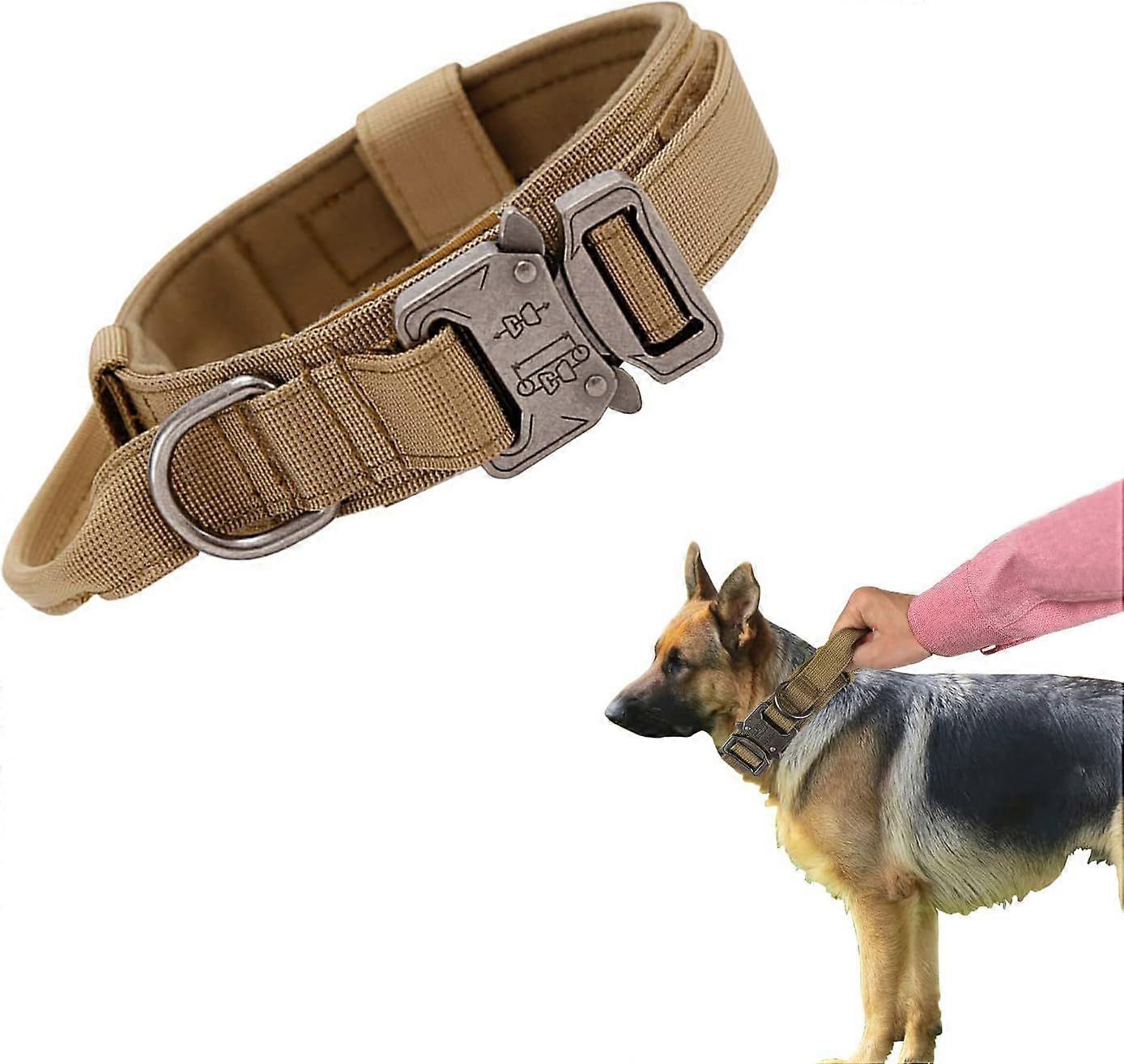 K9 Dog Collar Large Dog Collars, Dog Collar with Adjustable Handle