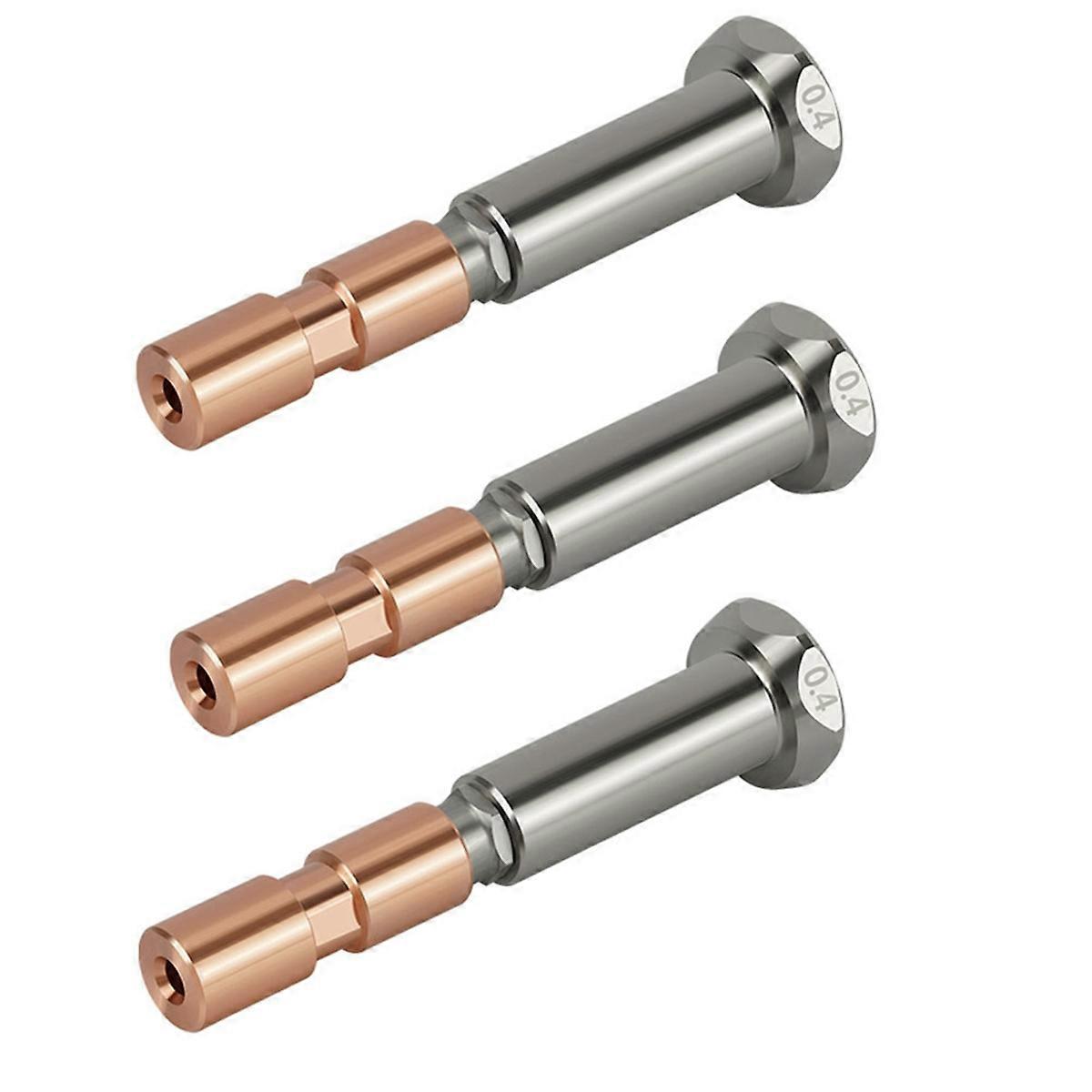 For 3 Max Ceramic Hot End Heating Assembly Nozzle for 3 Max Nozzle 3D Printer Accessories 3Pcs