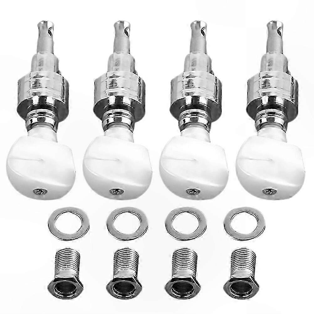 4-Pack Banjo Tuning Pegs with Bushings for Banjo Instruments