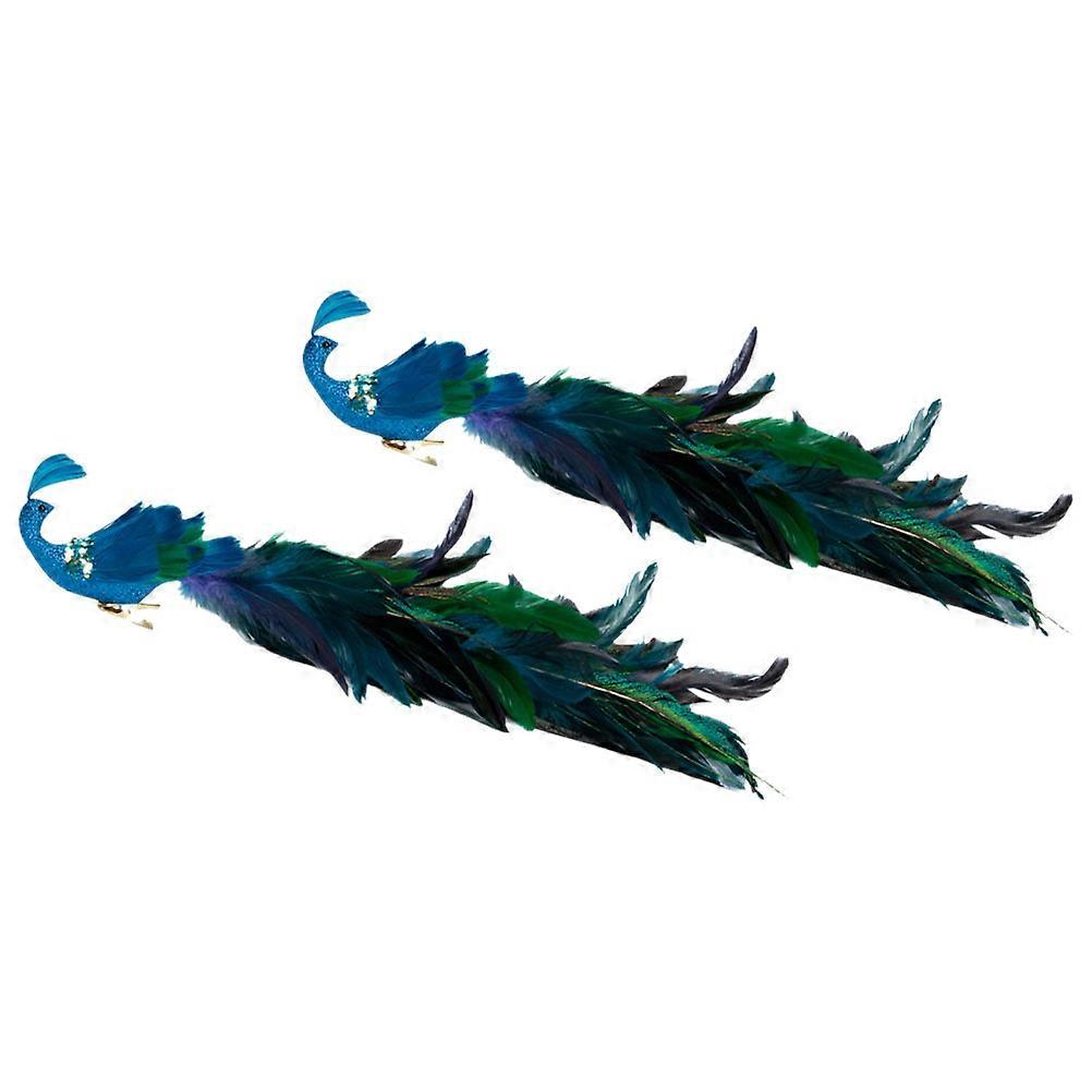 Delicate Bird Shape Foam Decor For Party Scene And Holiday Decor Featuring High Simulation 2Pcs