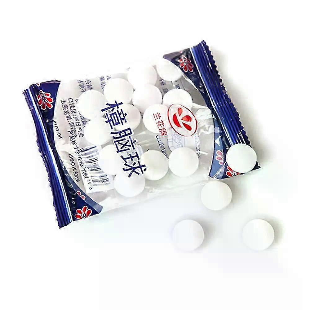 Naphtaline Boules Moth Balls Tablets - Ασφαλείς &; Φυσικές Μπάλες Καμφοράς για Έλεγχο Παρασίτων Κατά Μούχλας & Εντόμων