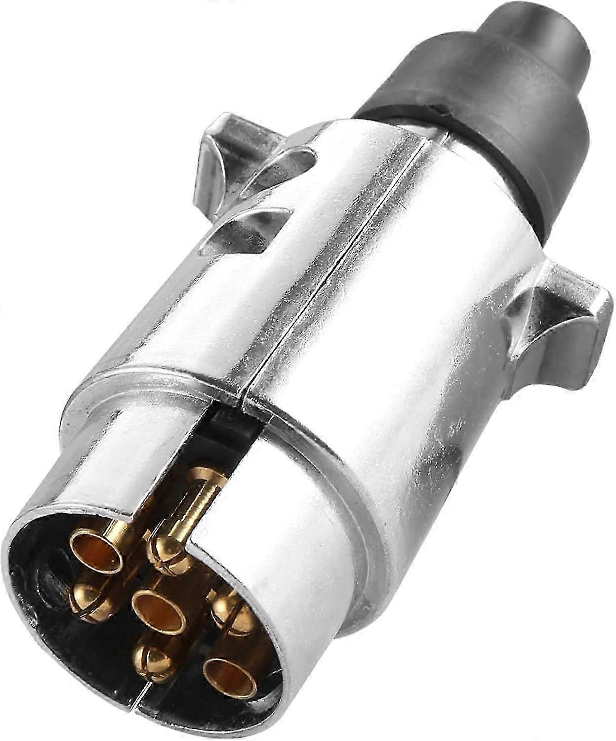 Pin Metal Trailer Plug, Waterproof 7 Pin Male Metal Trailer Plug, 12v 7 Pin Plug Adapter For Connecting Trailers And Caravans, 7 Pin Trailer Plug (sk0