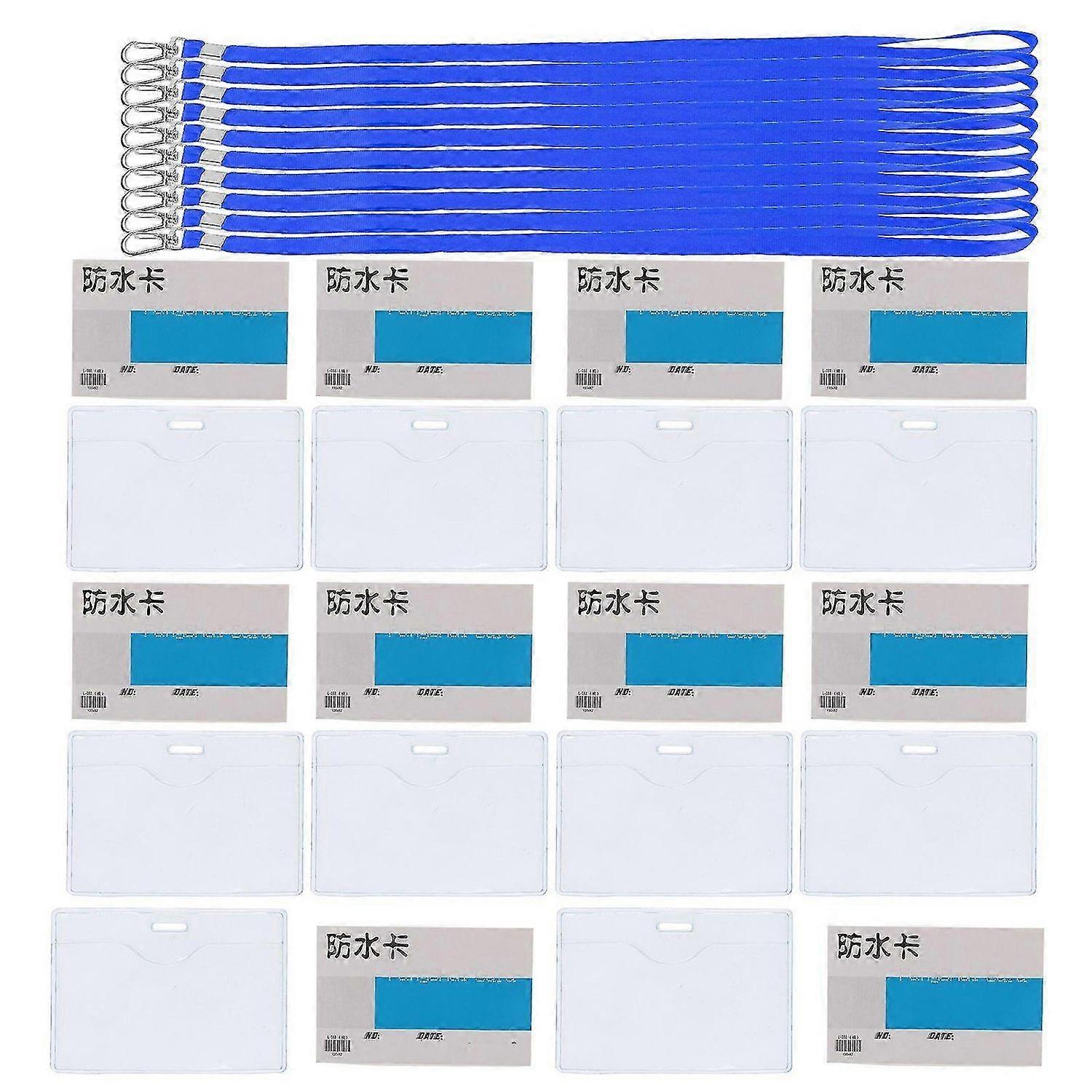 2025 Latest Model 10pcs Badge Set Transparent Waterproof Soft Thick Business