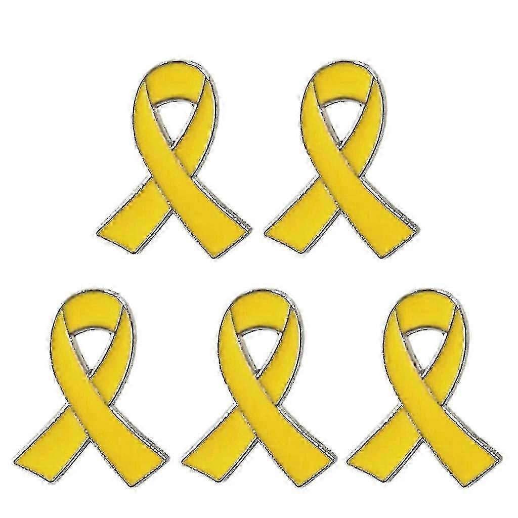 Set di 5 spille a nastro con splendido design, spille a nastro smaltate, materiale in lega